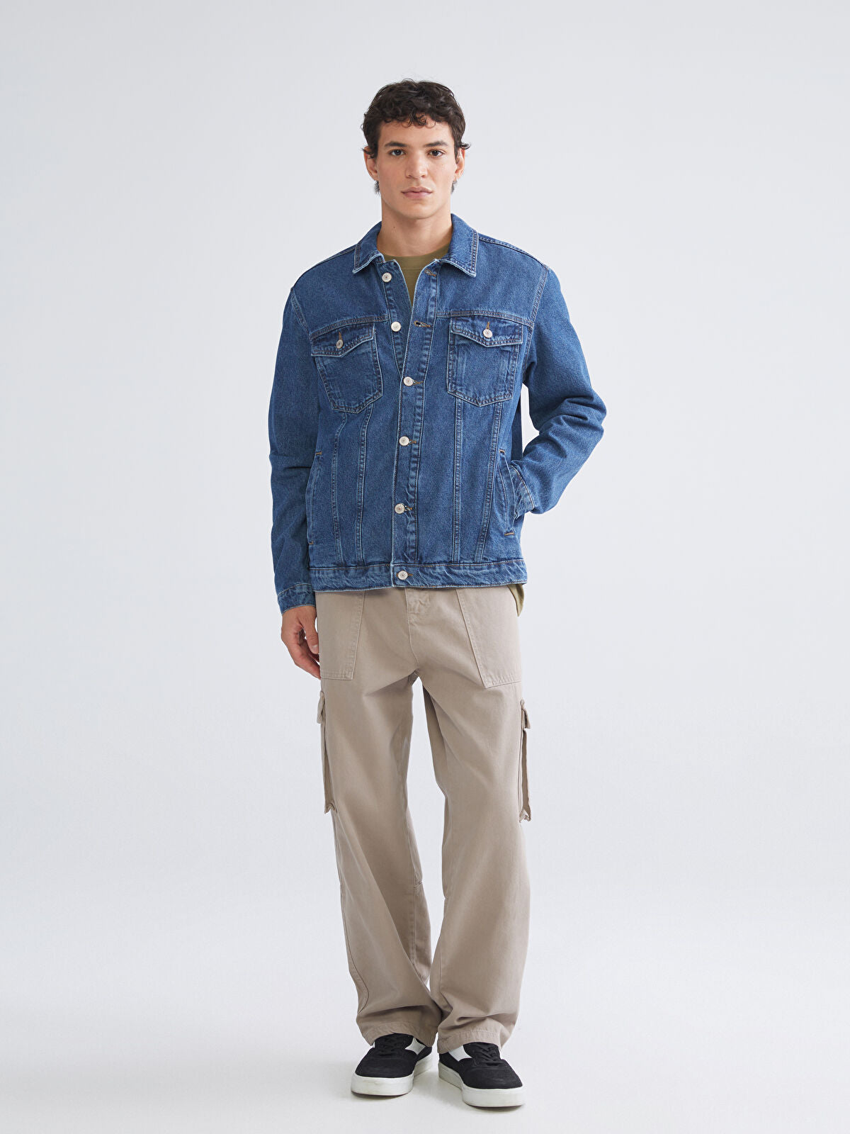 LCW Standard Fit Men's Indigo Jean Waistcoat