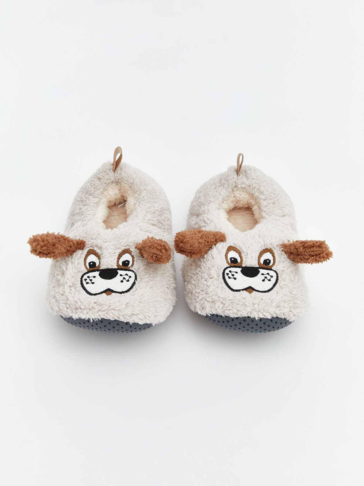 Animal Print Fleece Boys Baby Panda Slipper