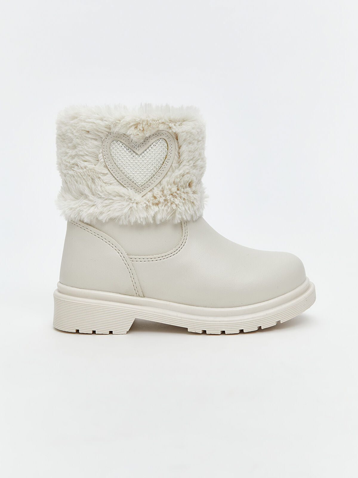 Leather-Look Baby Girl Boot