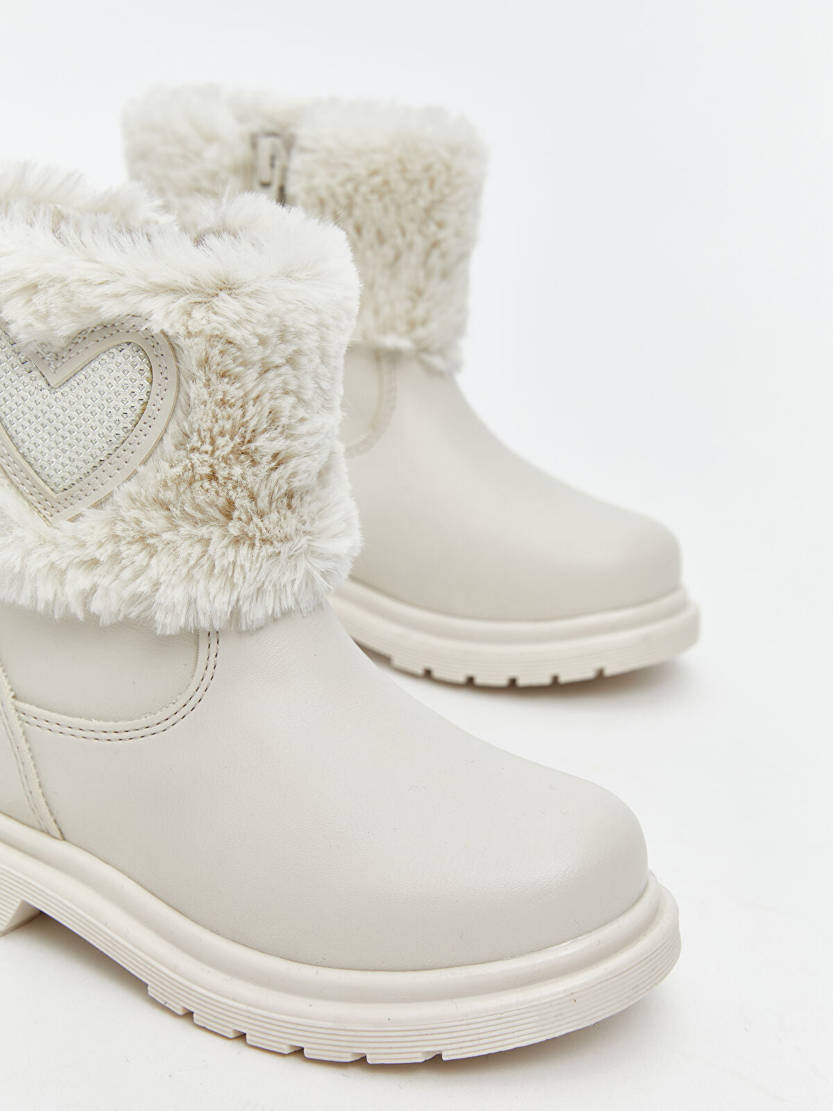 Leather-Look Baby Girl Boot