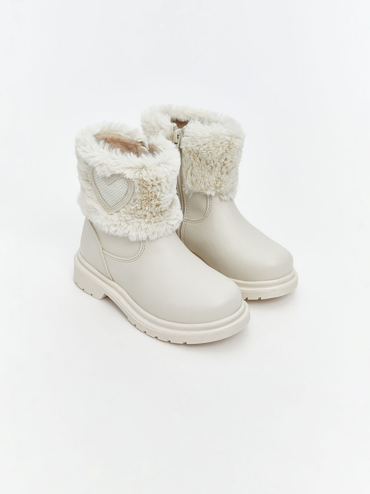 Leather-Look Baby Girl Boot