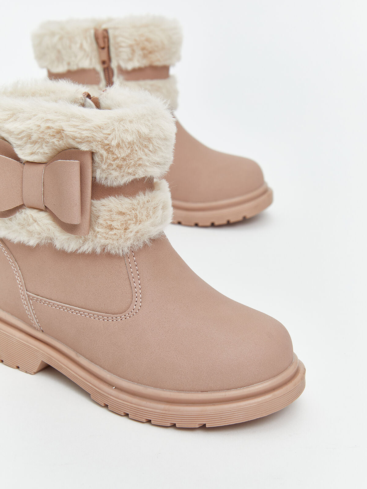 Suede-Look Baby Girl Boot