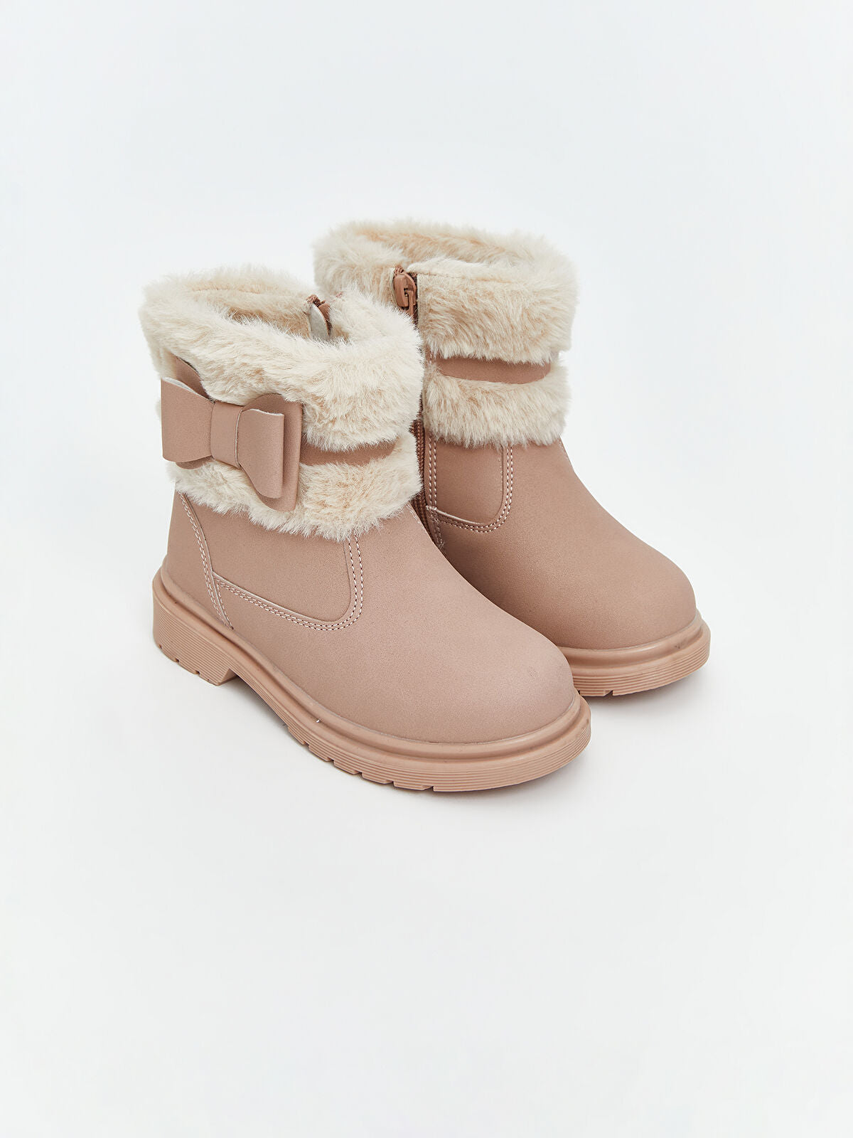 Suede-Look Baby Girl Boot