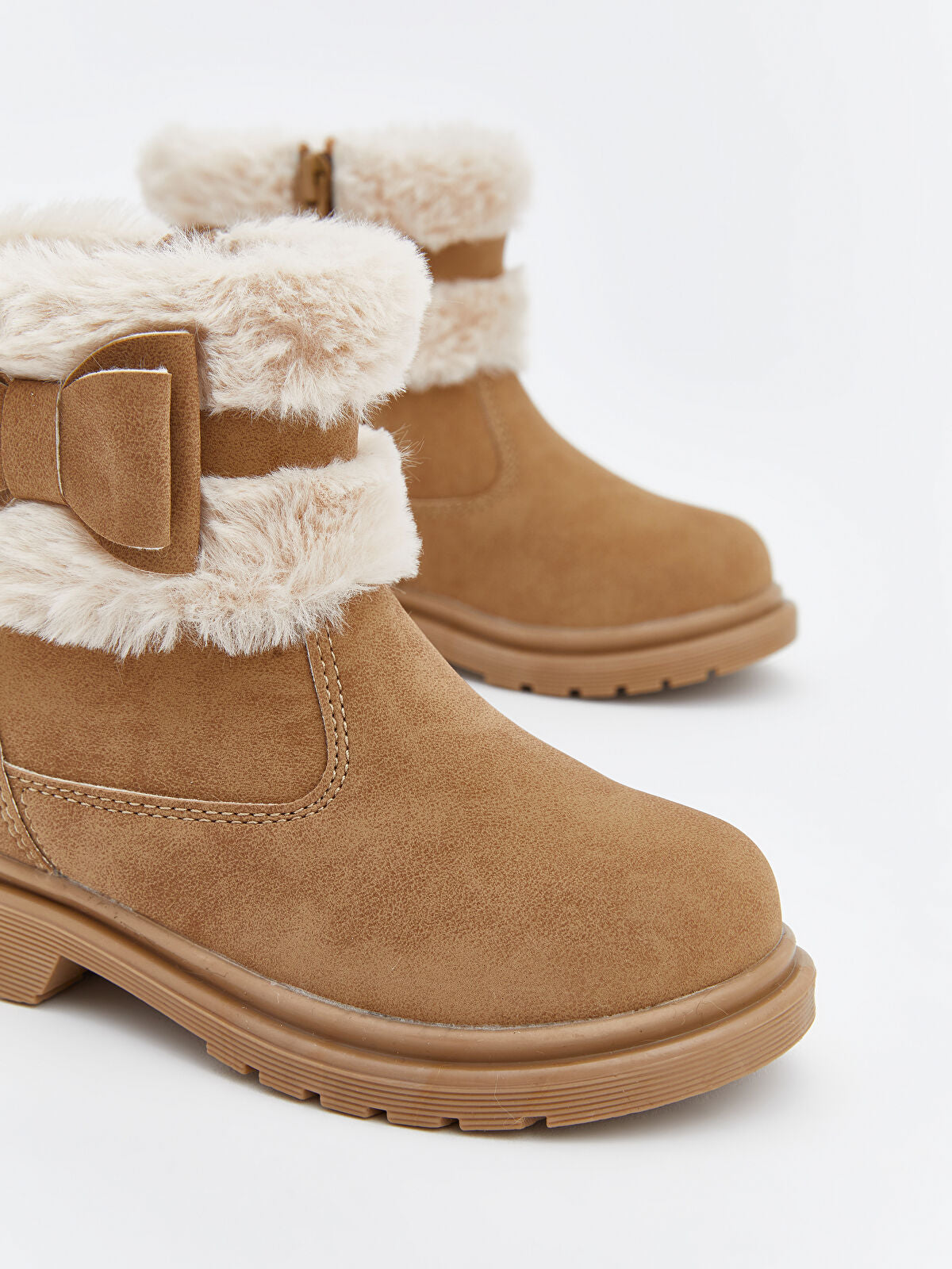 Suede-Look Baby Girl Boot