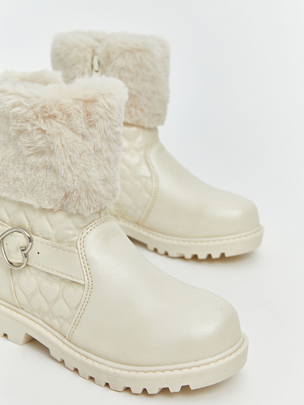 Fur-lined Baby Girl Boot