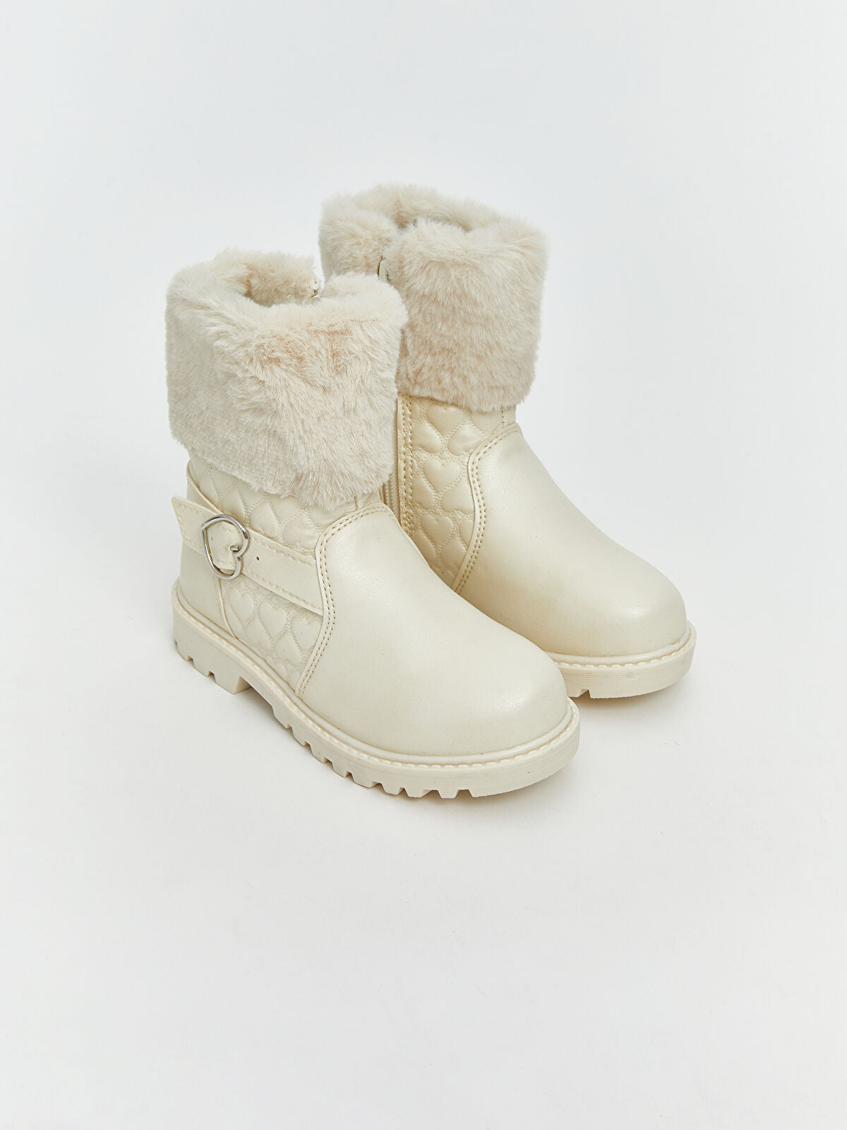 Fur-lined Baby Girl Boot
