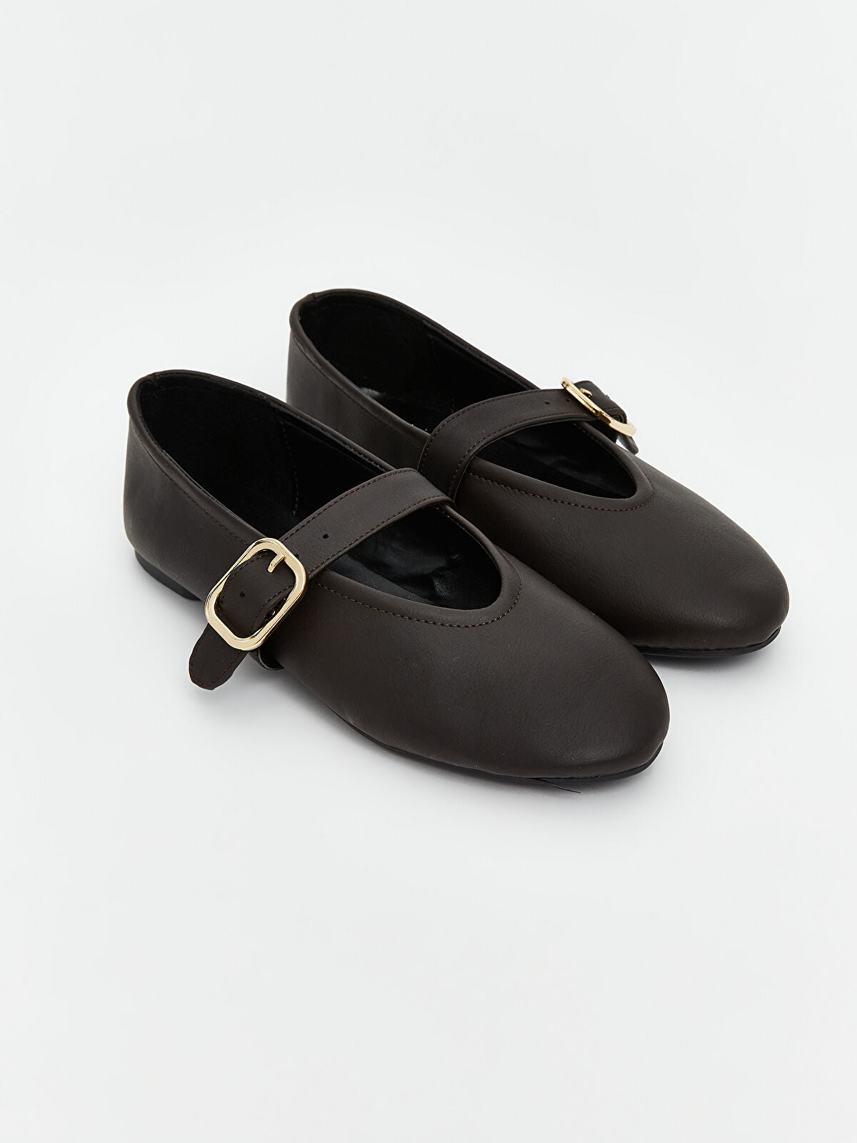 Leather-Look Woman Sandal