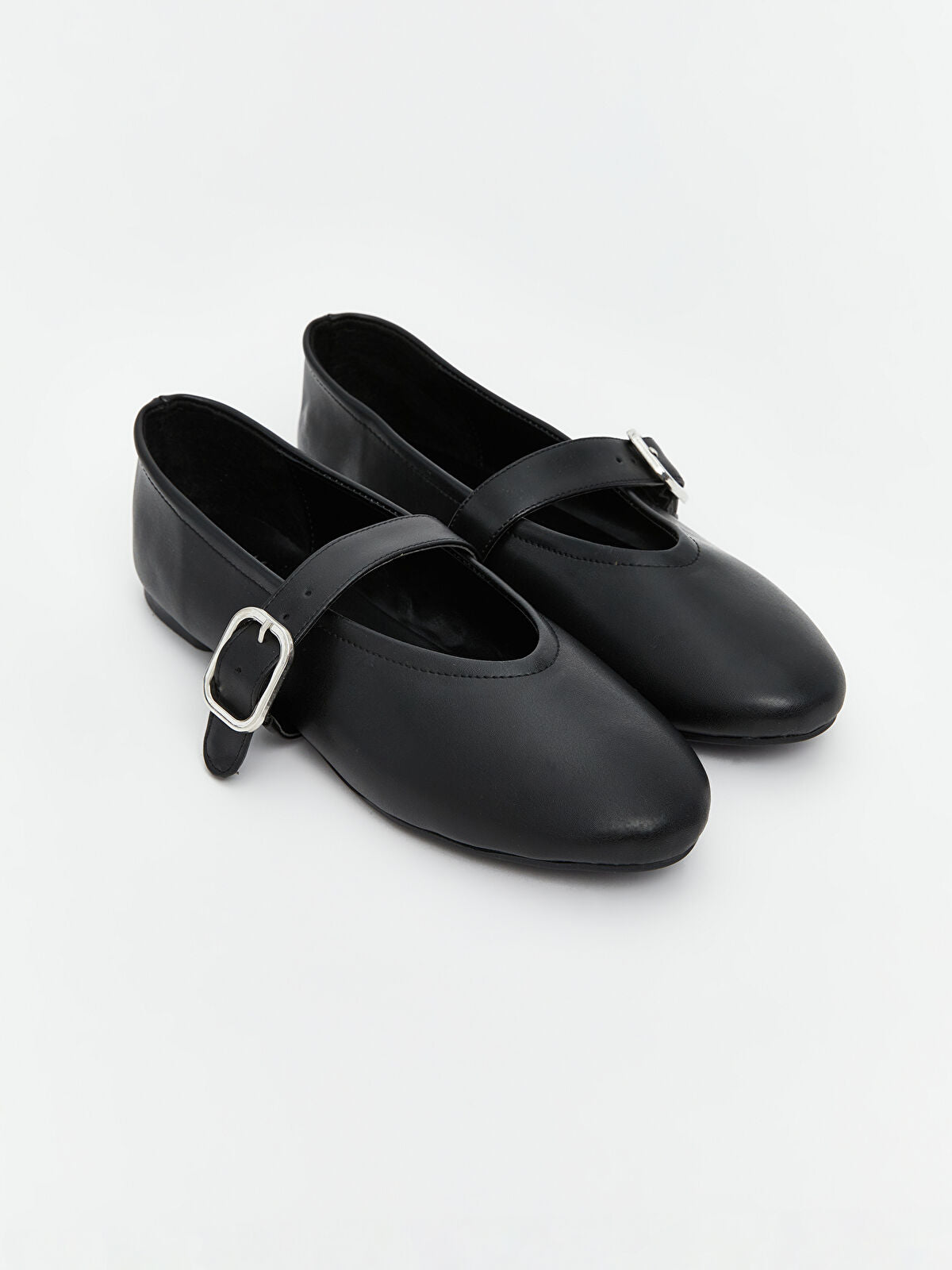 Leather-Look Woman Sandal
