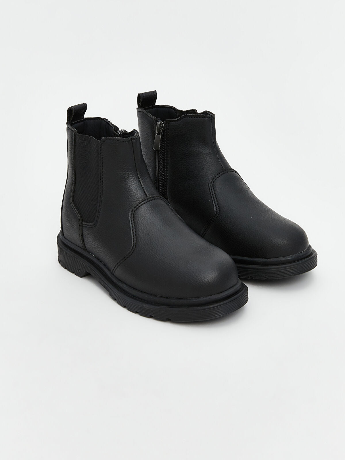 Leather-Look Buckle Boy's Shoe
