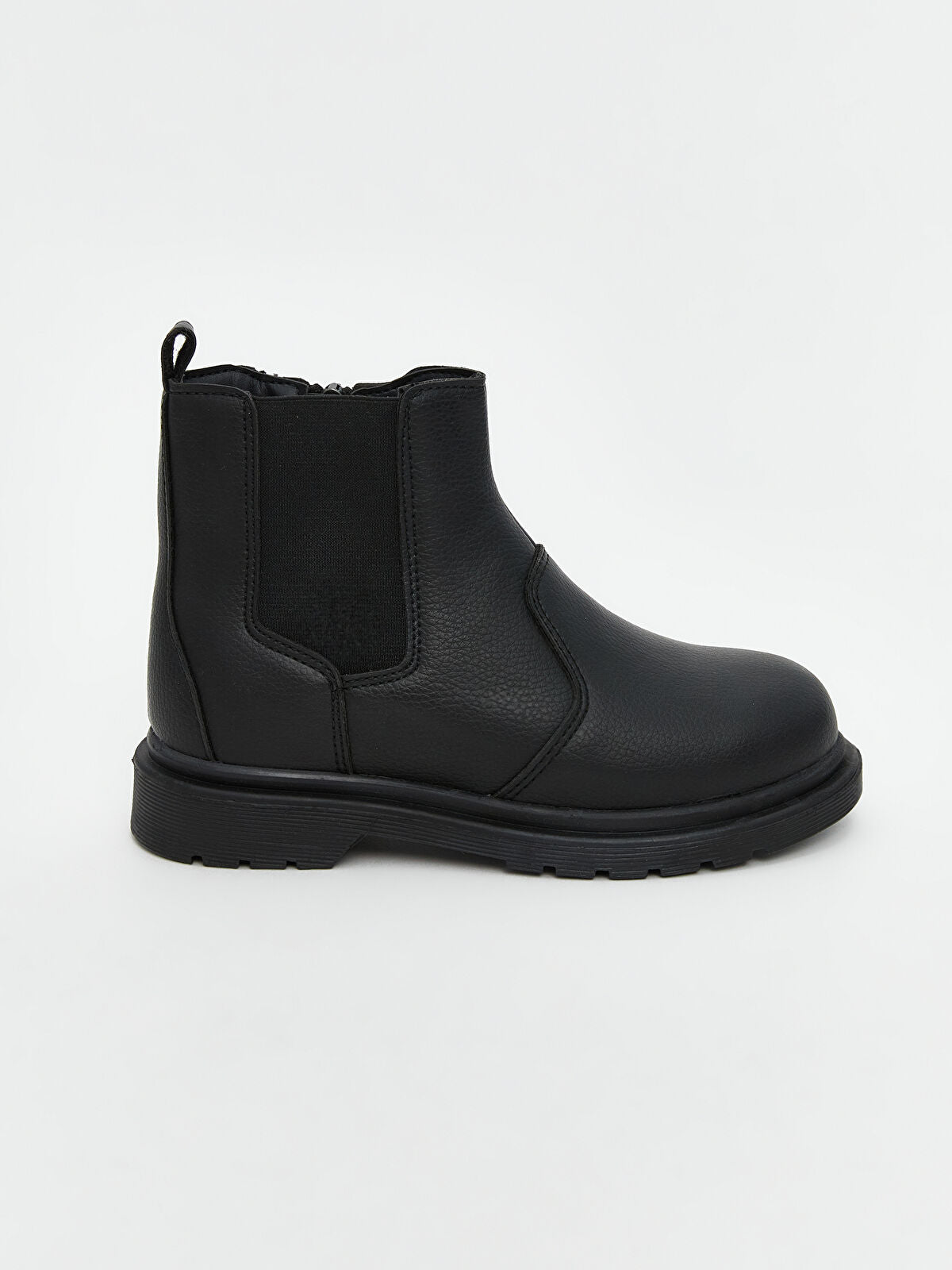 Leather-Look Buckle Boy's Shoe