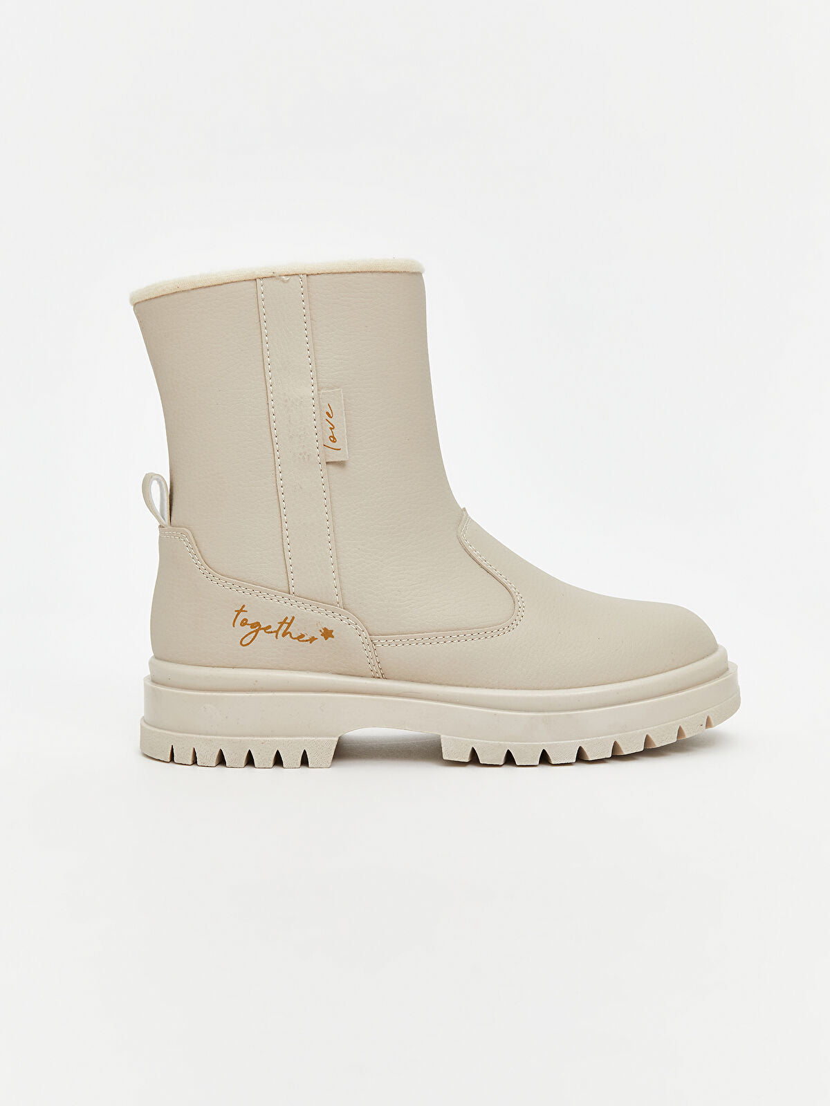 Leather-Look Girls' Shoe