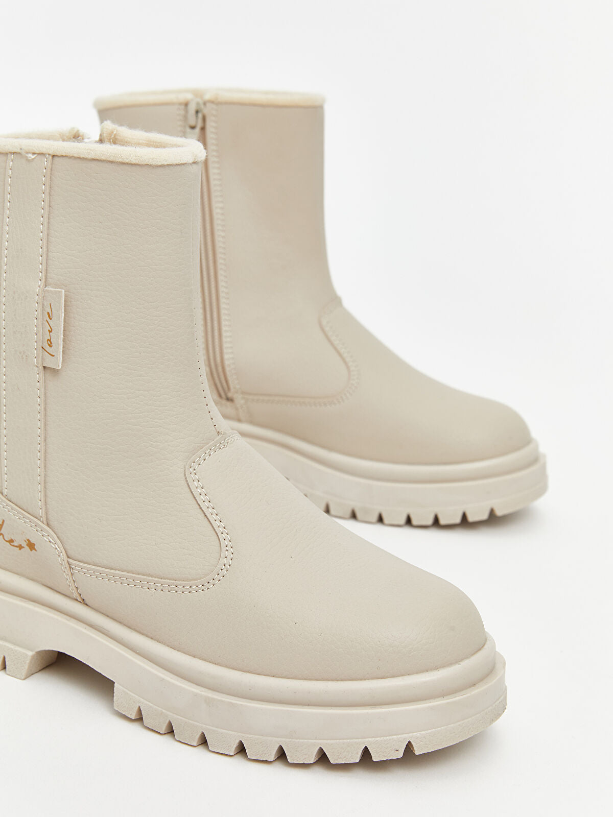 Leather-Look Girls' Shoe