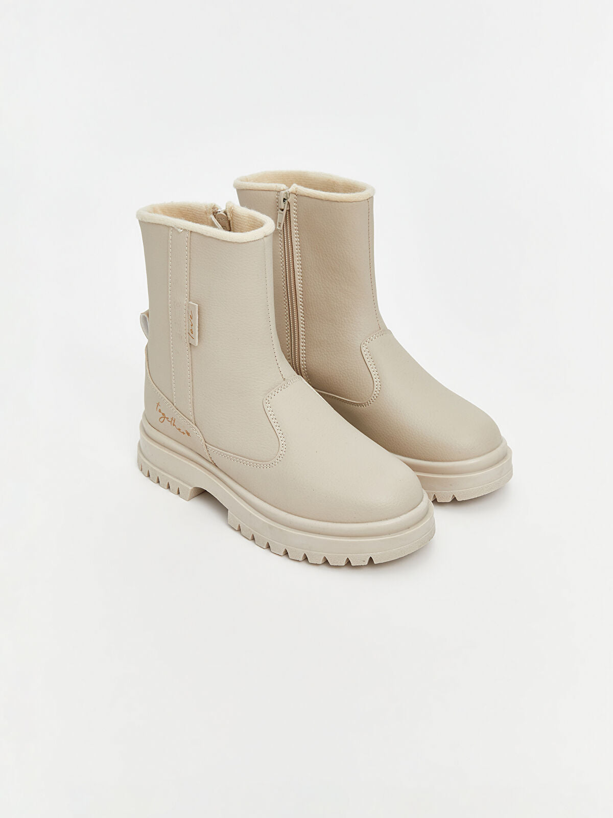 Leather-Look Girls' Shoe