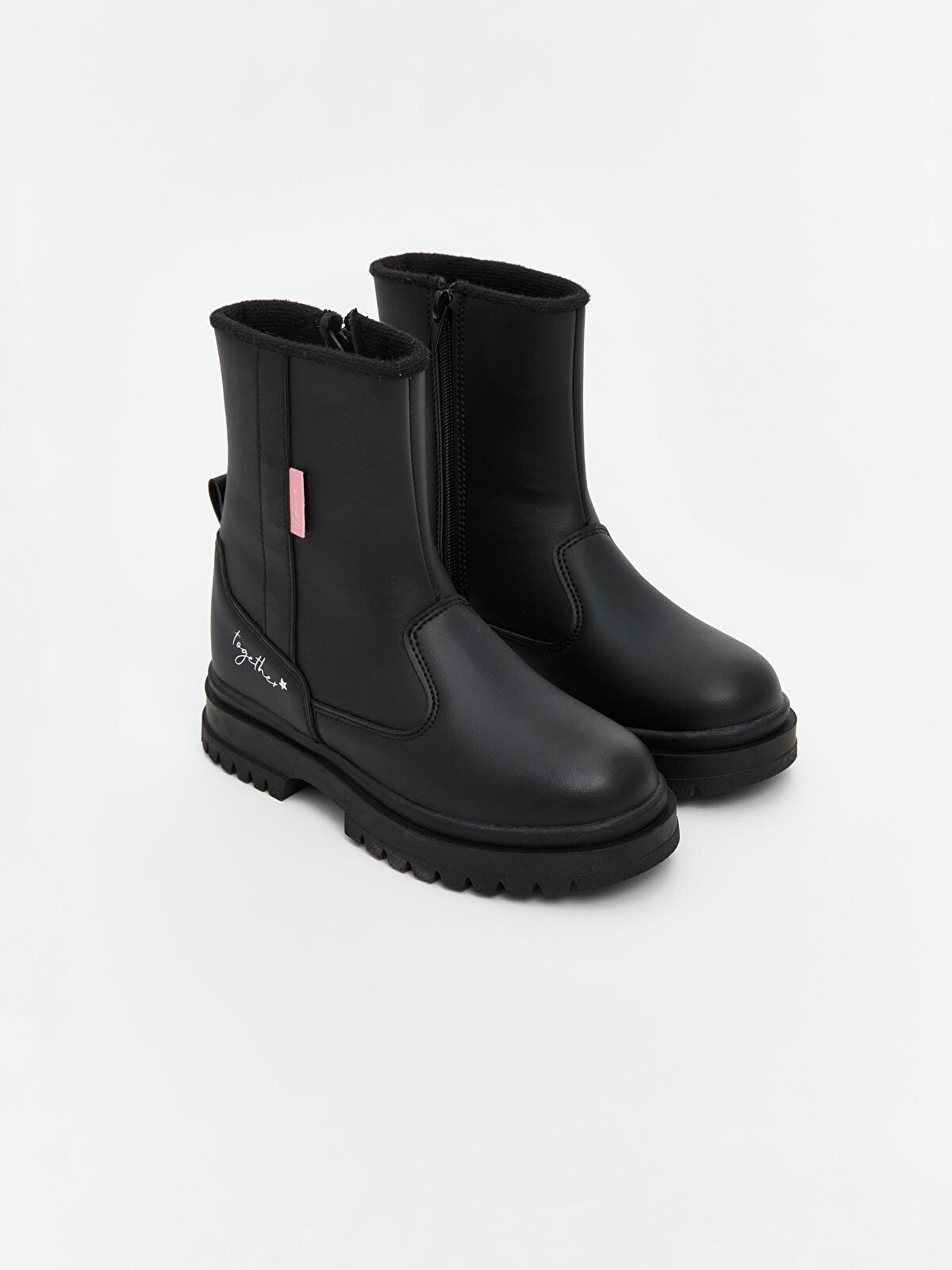 Leather-Look Girls' Shoe