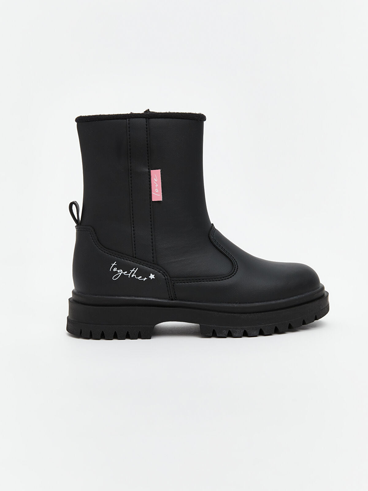 Leather-Look Girls' Shoe