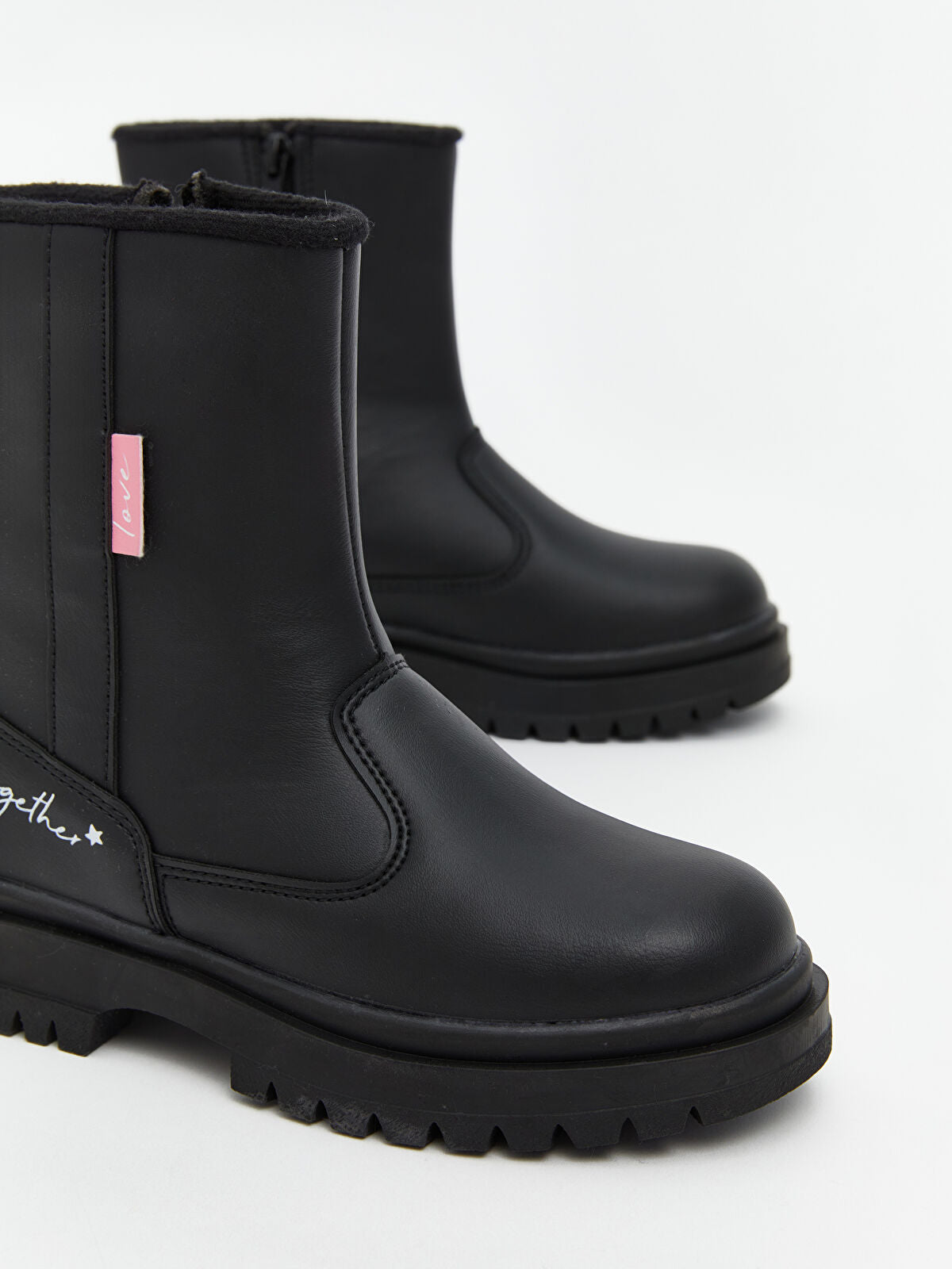 Leather-Look Girls' Shoe