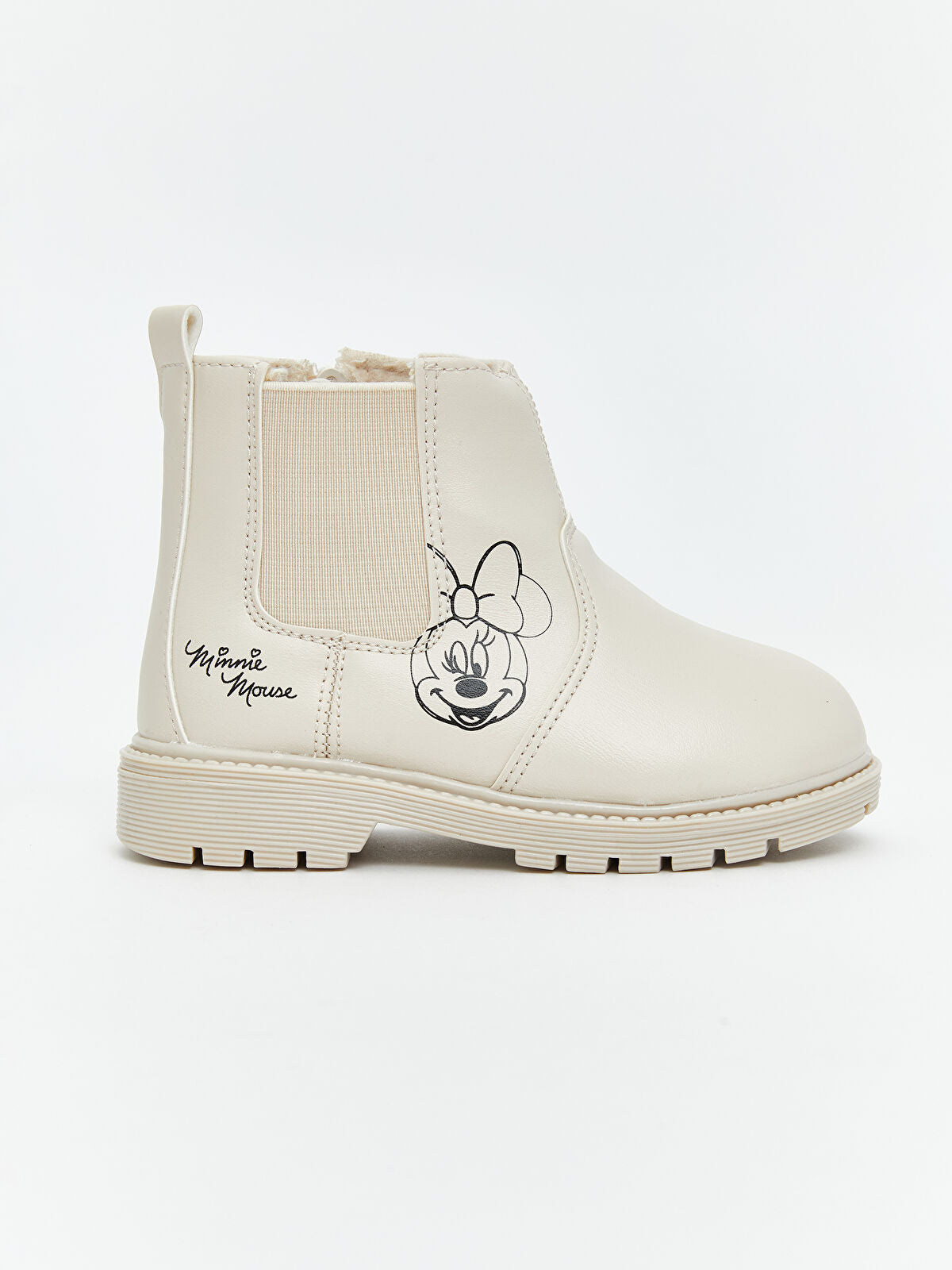 Minnie Mouse Print Baby Girl Boot