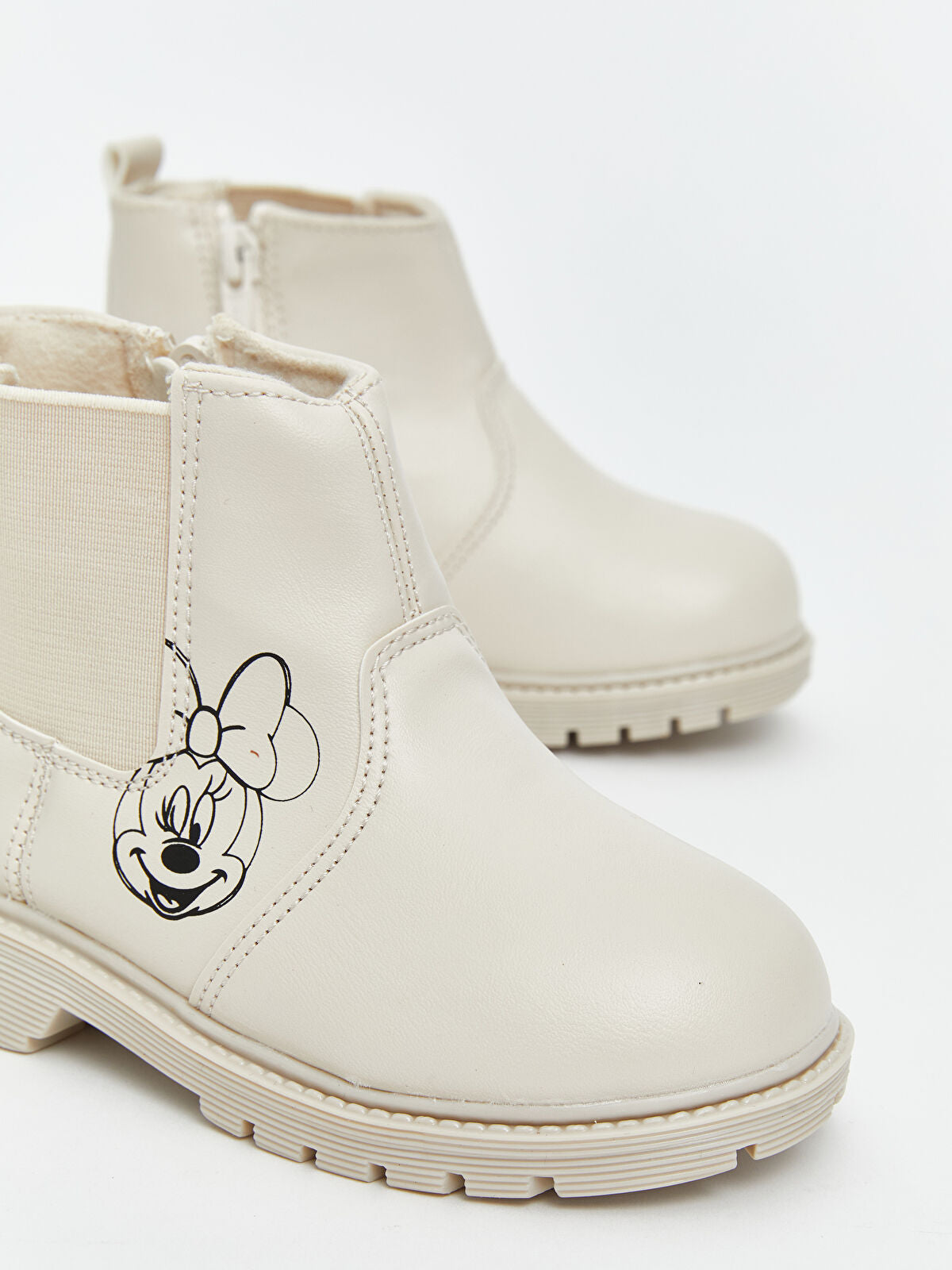Minnie Mouse Print Baby Girl Boot