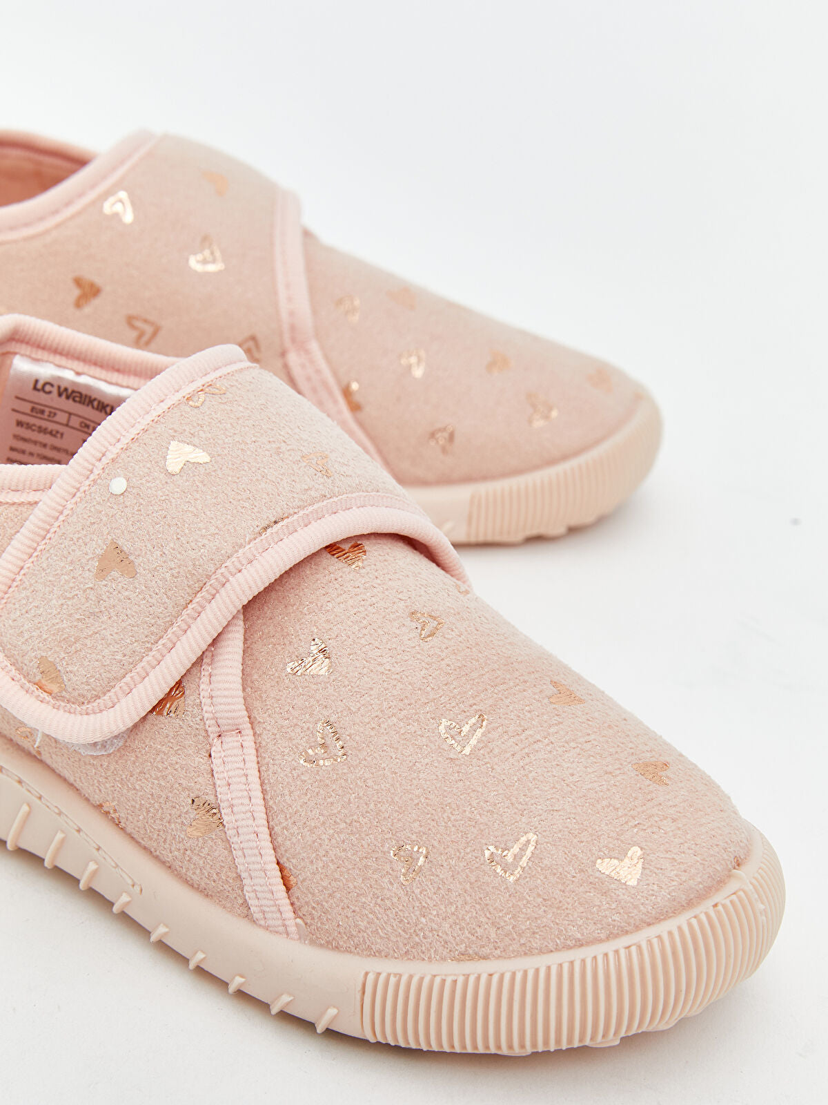 Pink Child's Slip-On Shoe with Fun Design
