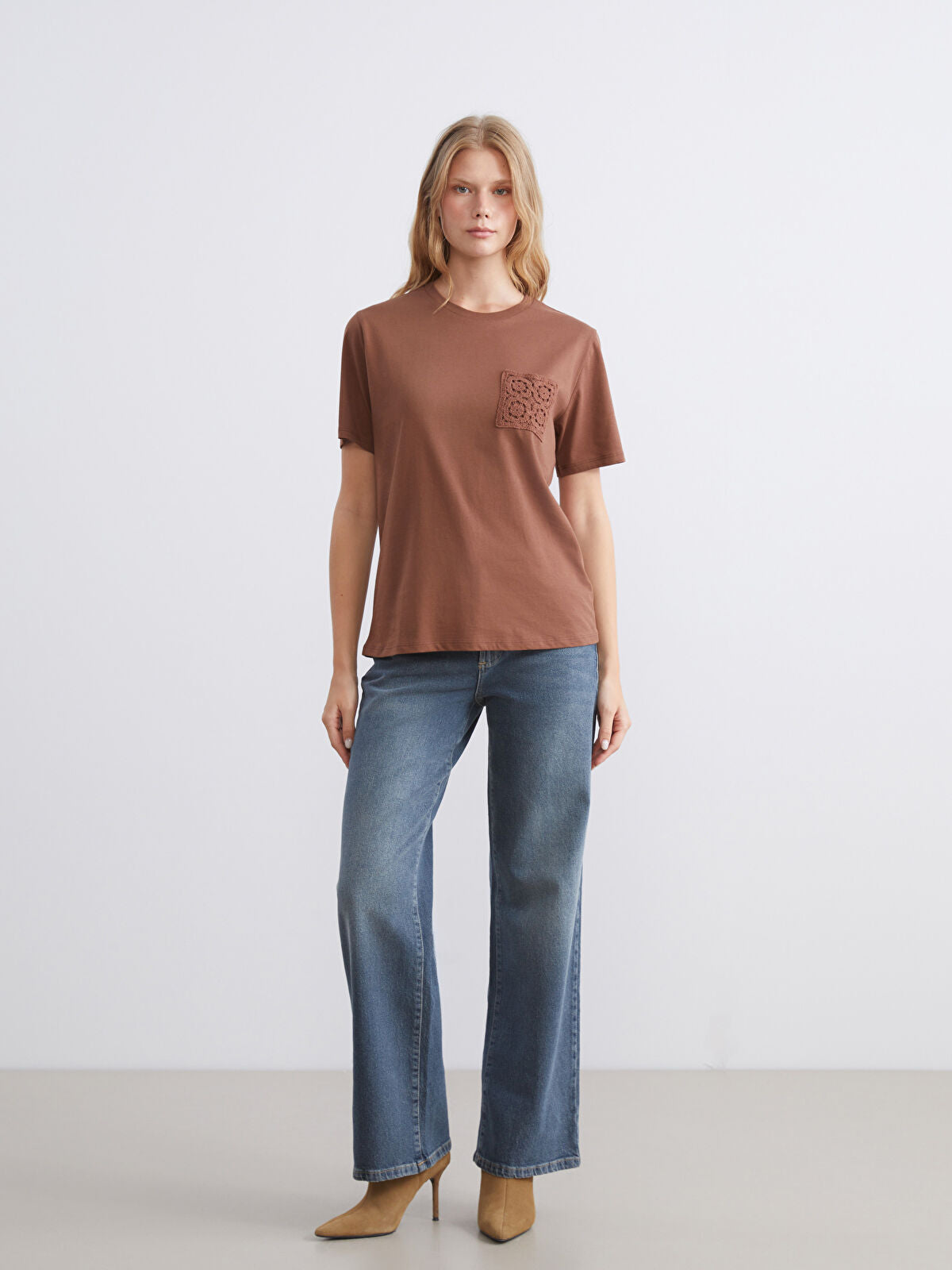 Wideleg Female Jean Pants
