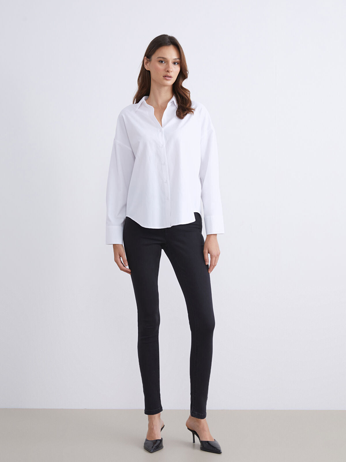 LCW Jeans Black Jupiter Super Skinny Fit Women's Jean Trousers