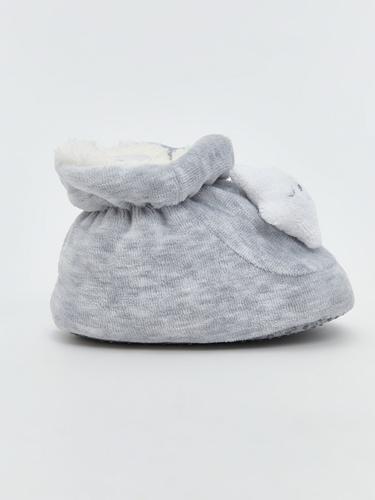 Embroidery Fleece Baby Girl Home Slipper