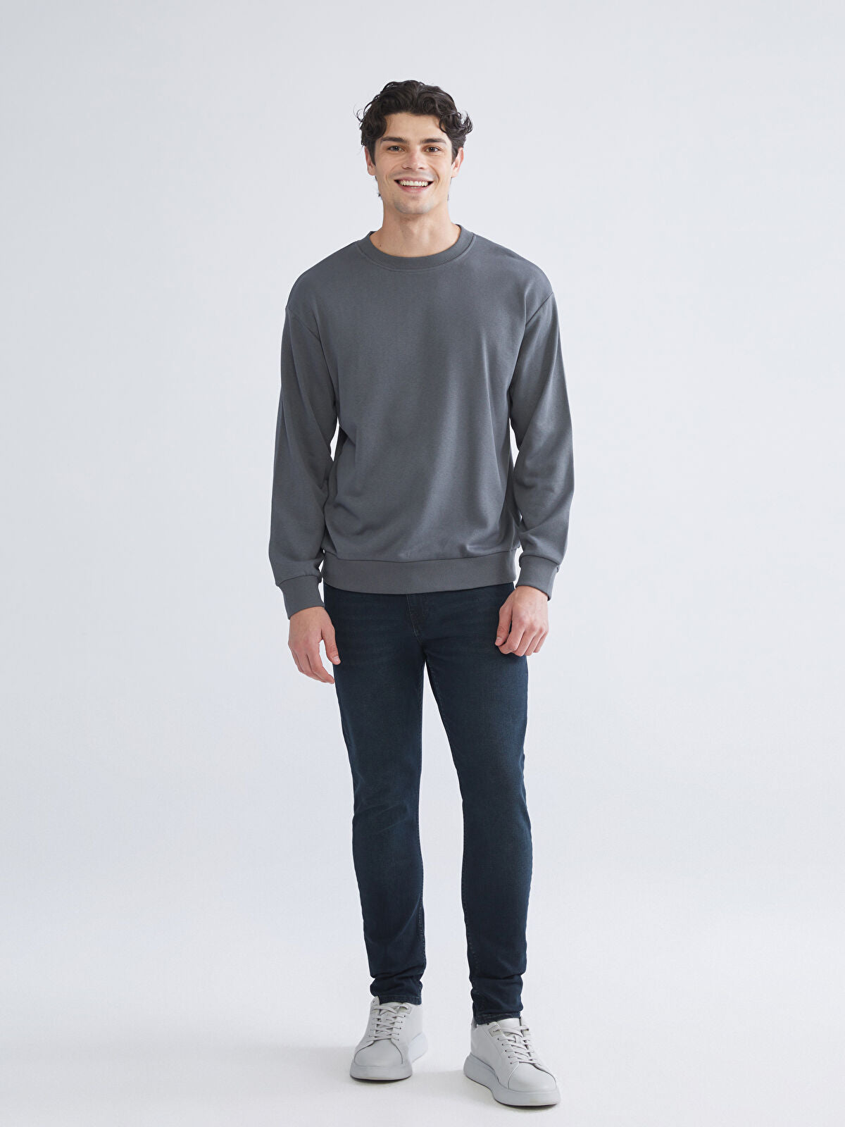 730 Mandarin Collar Men's Jeans Pants