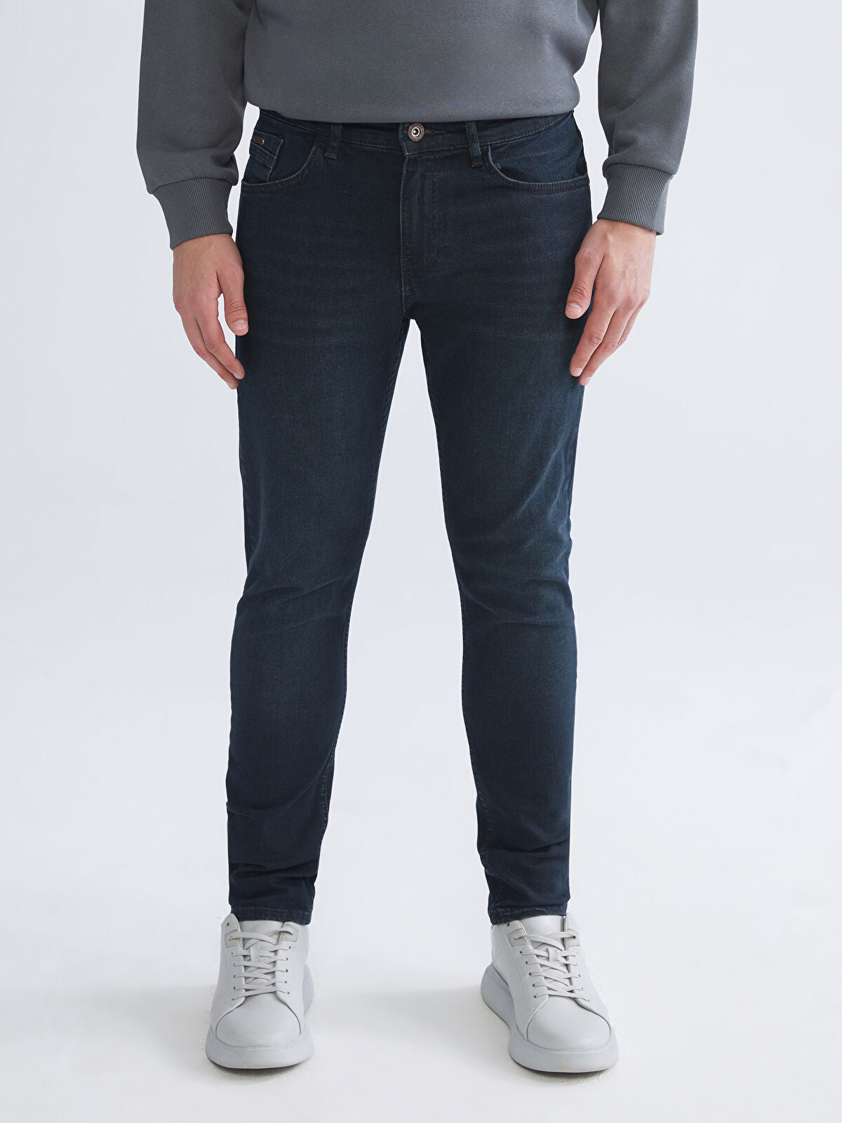 730 Mandarin Collar Men's Jeans Pants