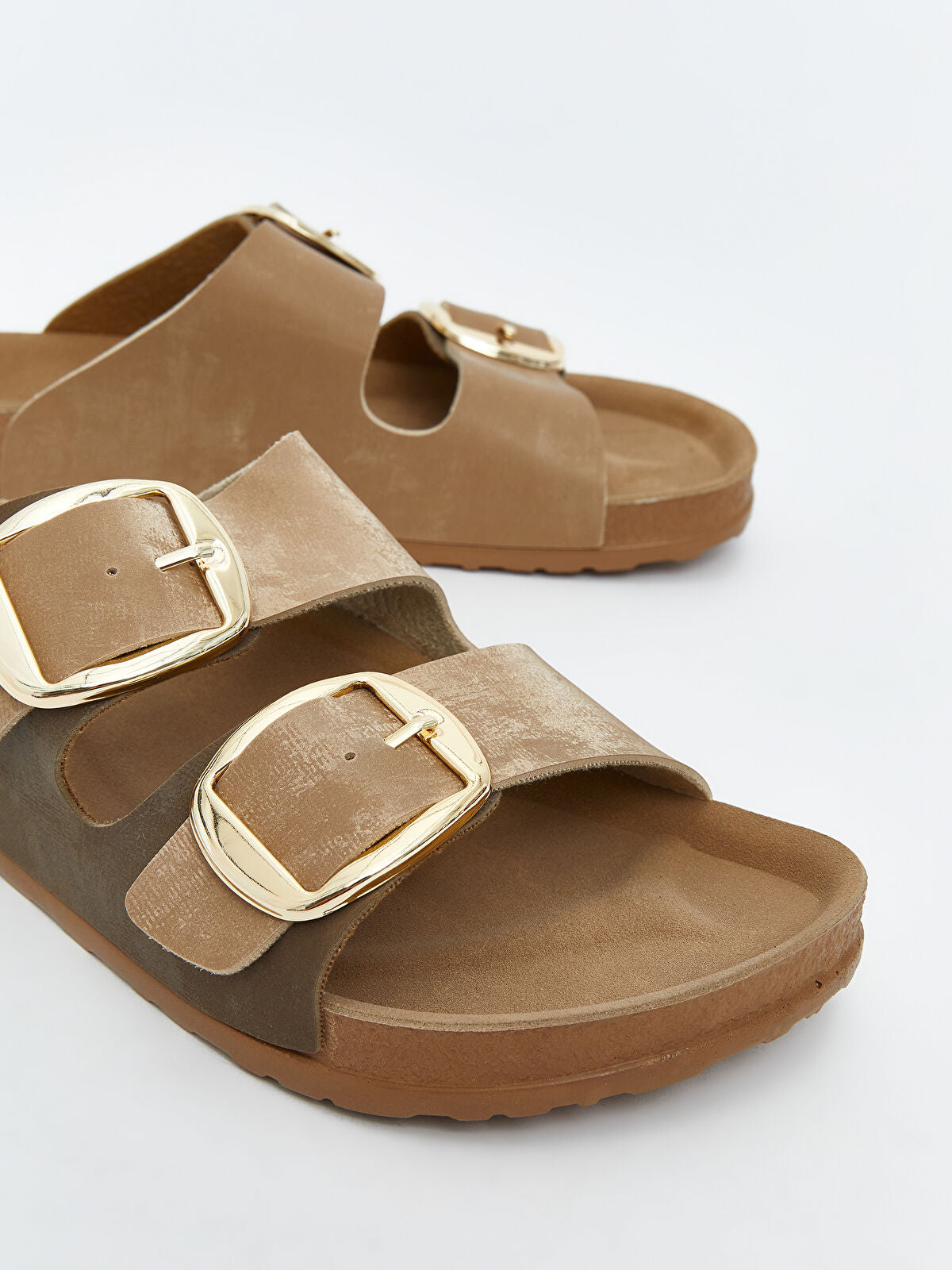 Leather-Look Women's Slipper