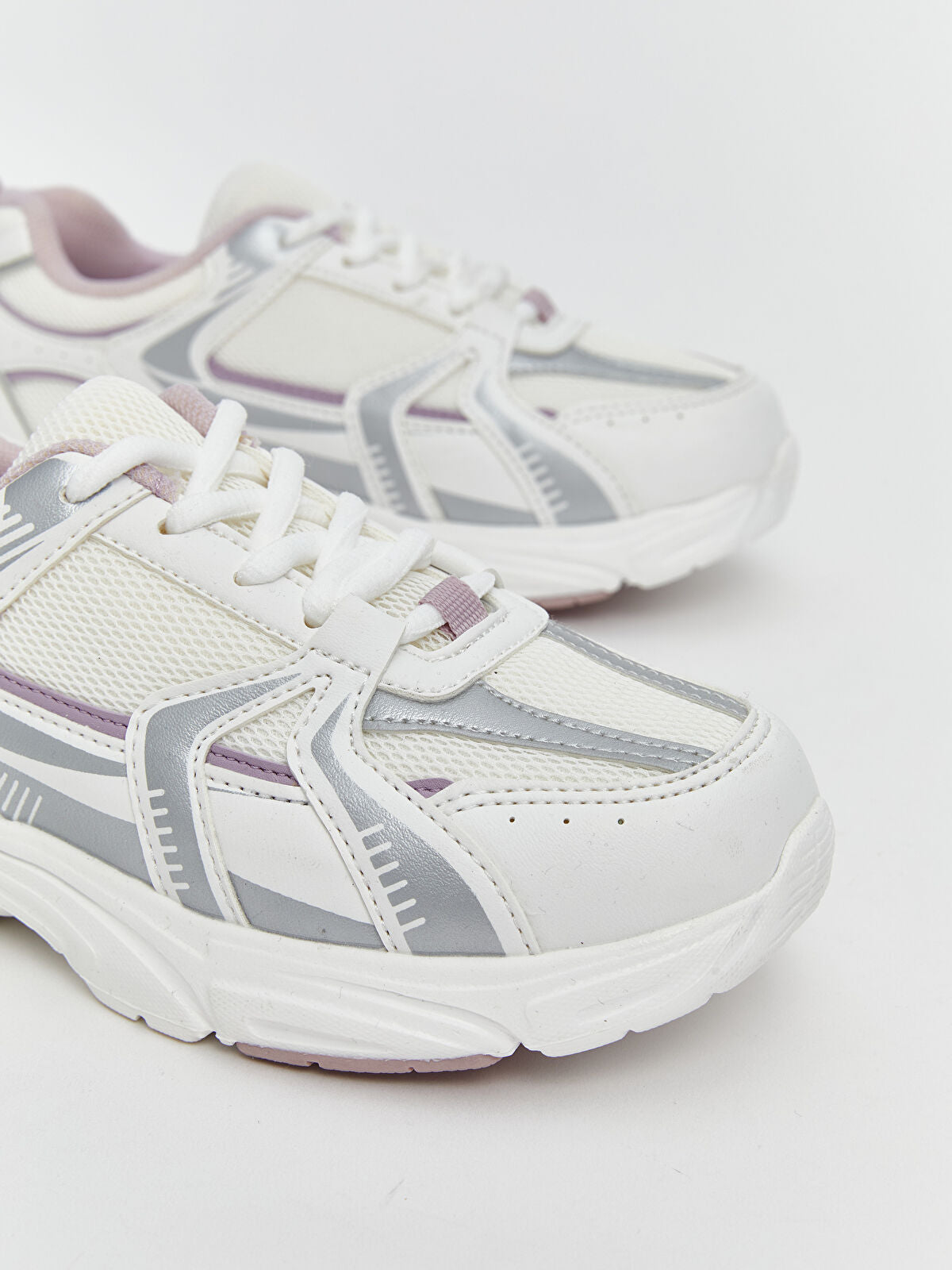 Girls' Lace-Up Sports Sneakers