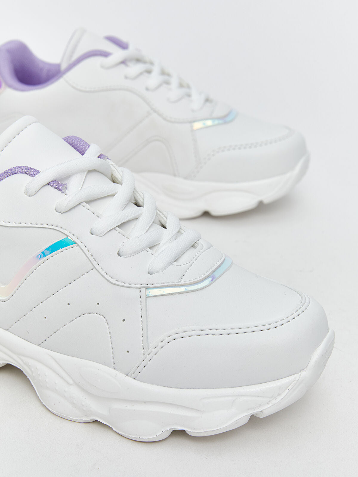 Girls' Lace-Up Sports Sneakers