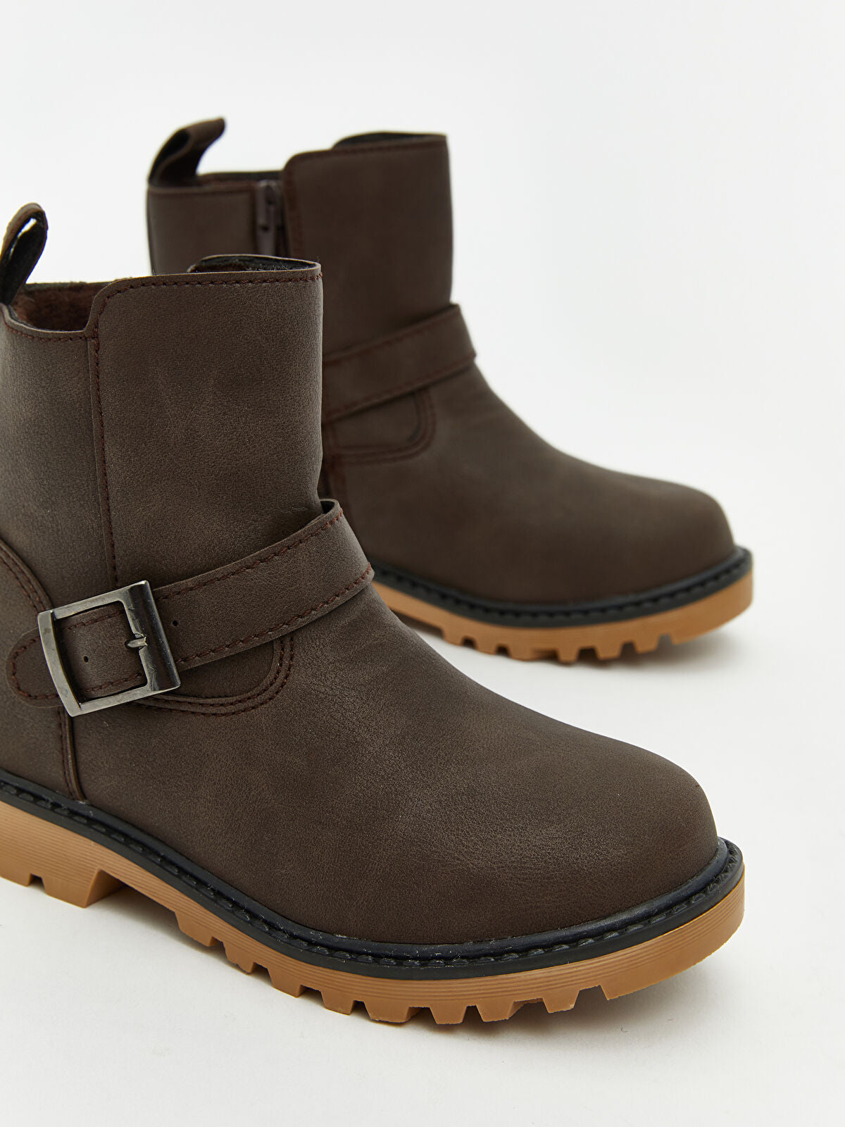 Leather-Look Baby Boy Boot