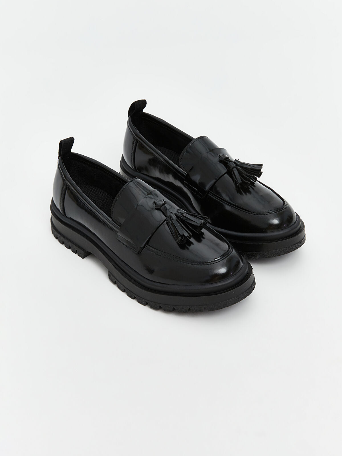 Leather-Look Girls' Child Loafer