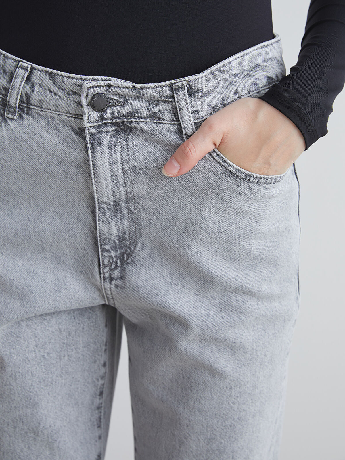 Wideleg Female Jean Pants