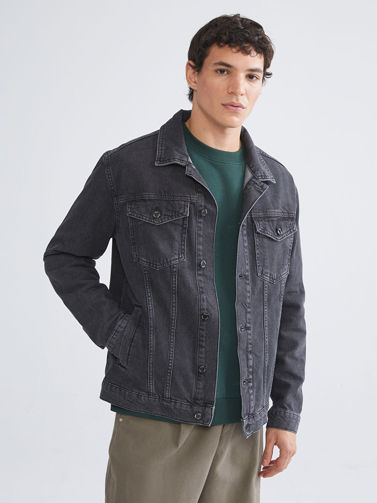 LCW Standard Fit Men's Indigo Jean Waistcoat