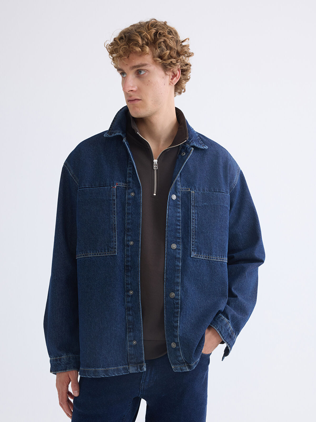 Comfortable Men's Jean Jacket