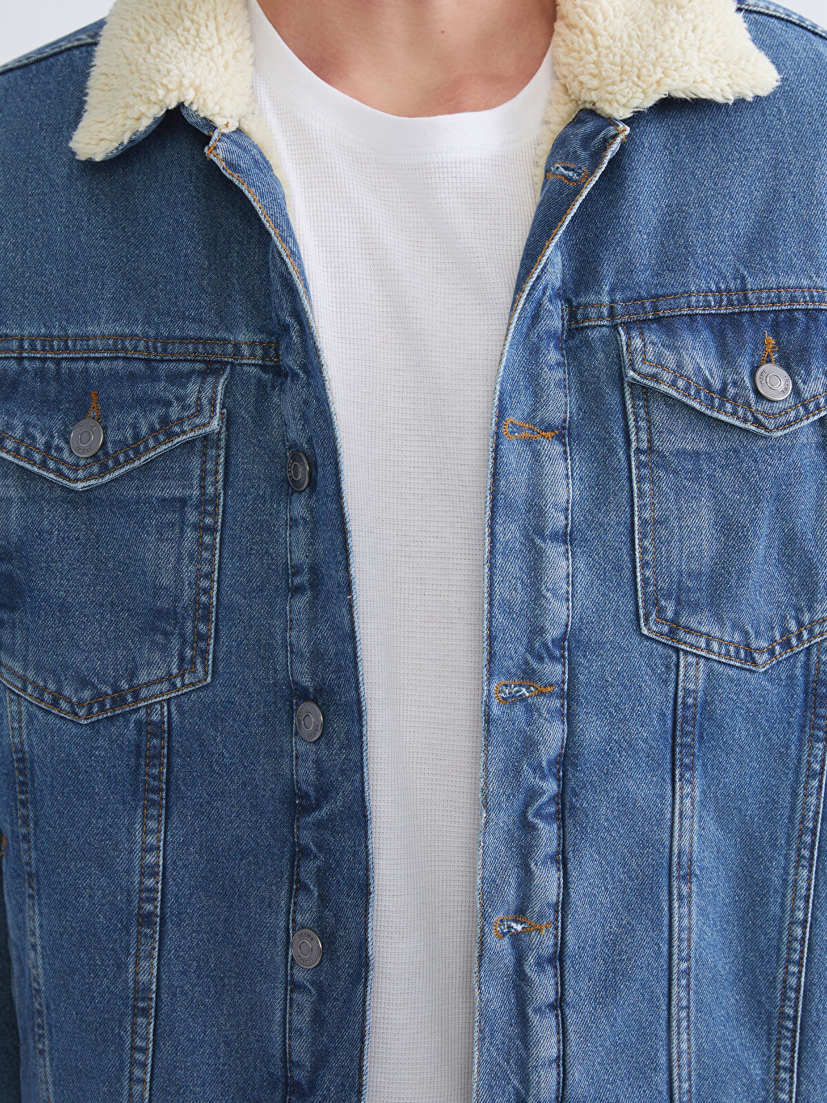LCW Standard Fit Men's Indigo Jean Waistcoat
