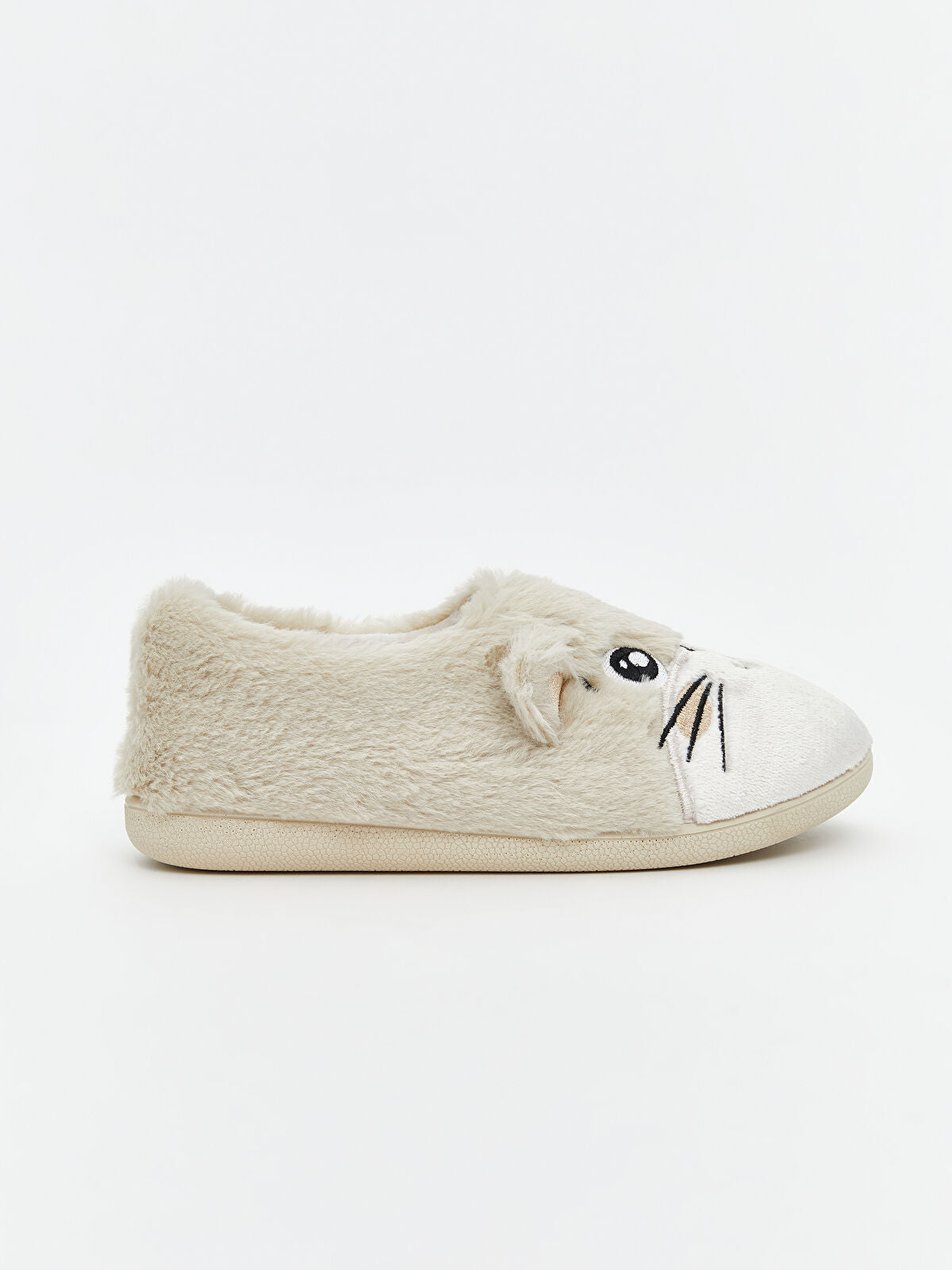 Hare Figure Fleece Woman's Home Slipper