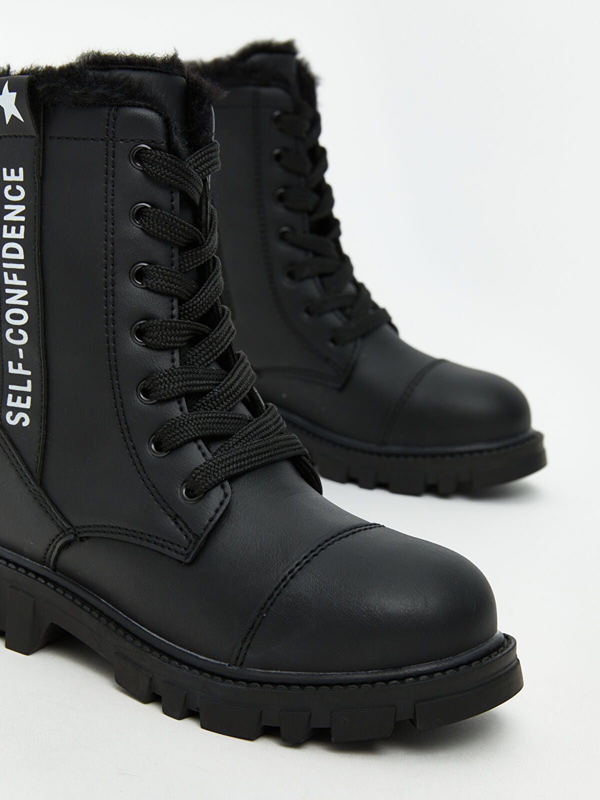 Leather Strap Girls' Child Boot