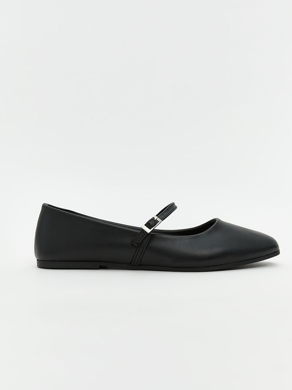 Leather-Look Women's Ballet Flats