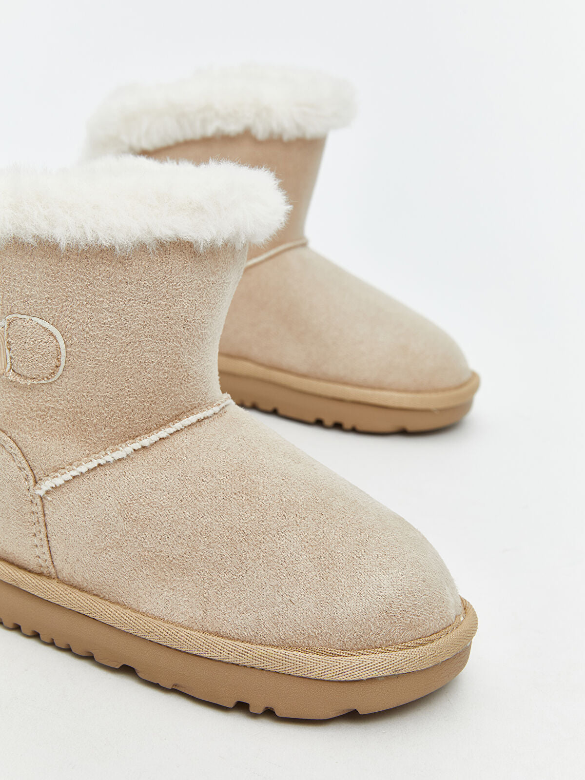 Suede-Look Baby Girl Boot