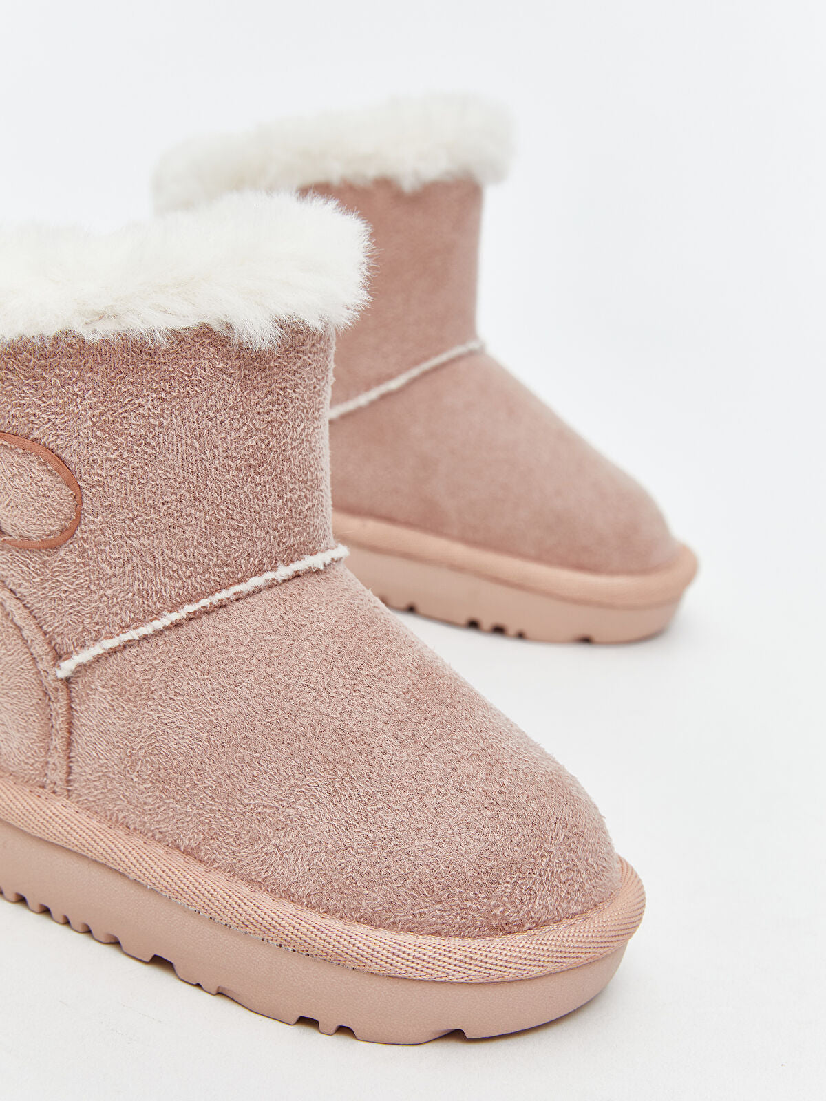 Suede-Look Baby Girl Boot