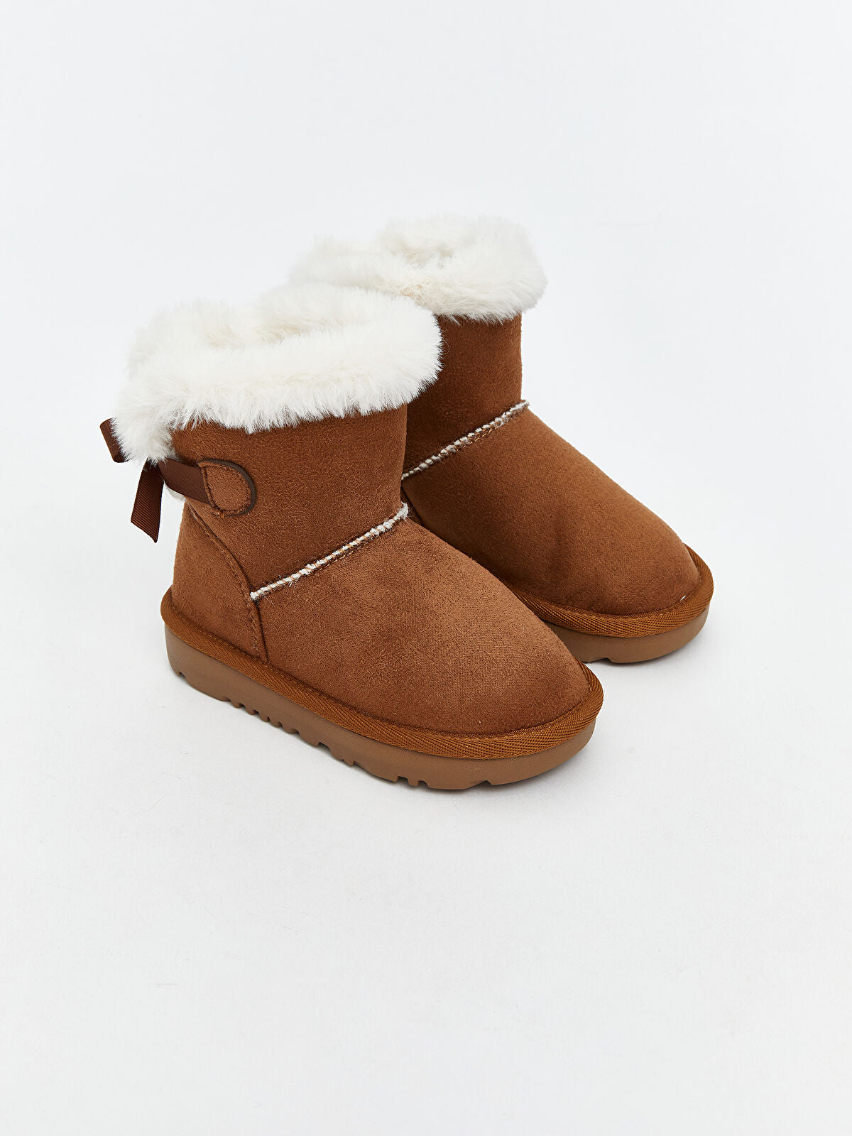 Suede-Look Baby Girl Boot