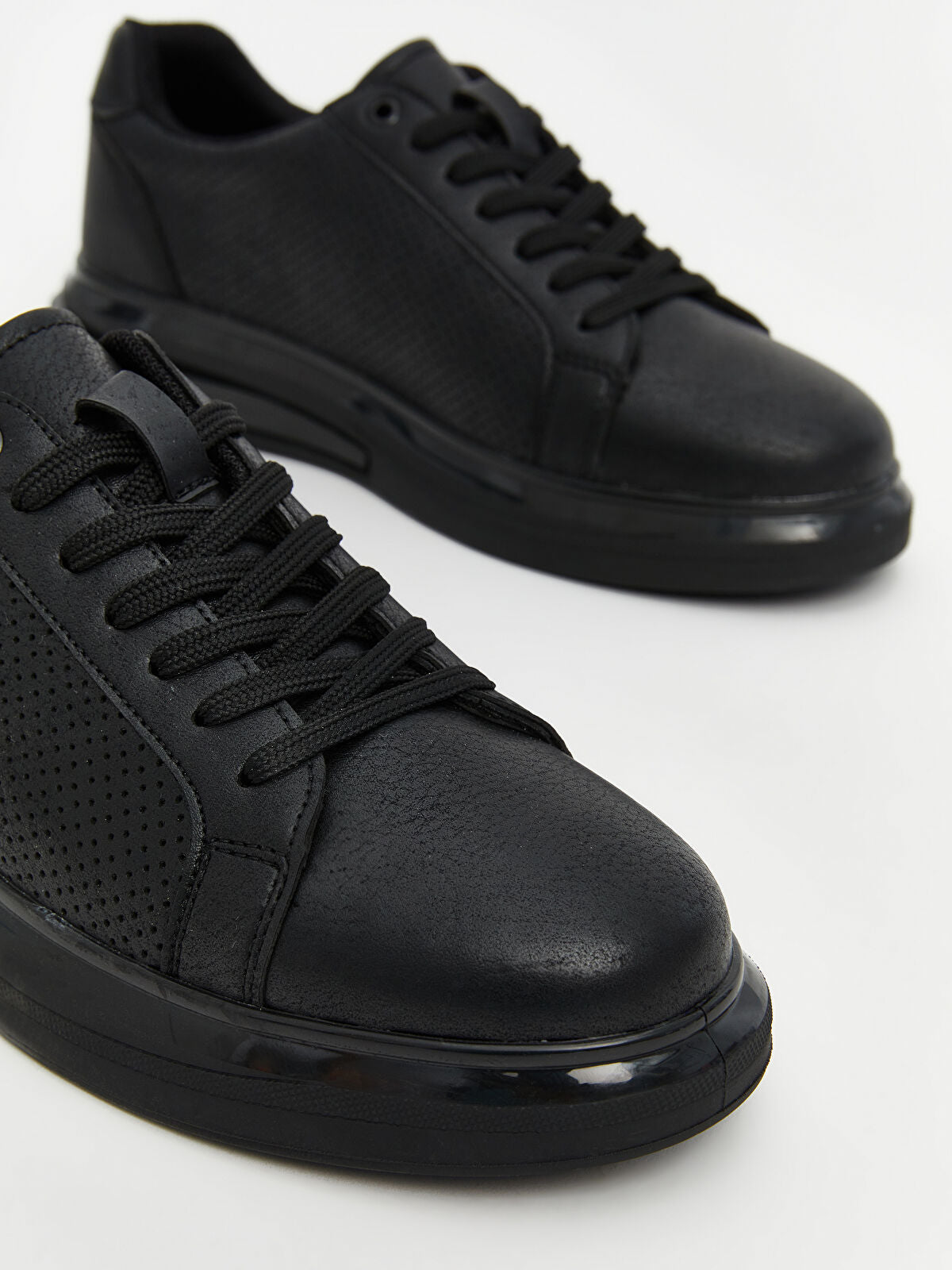 Leather-Look Men's Sport Shoes