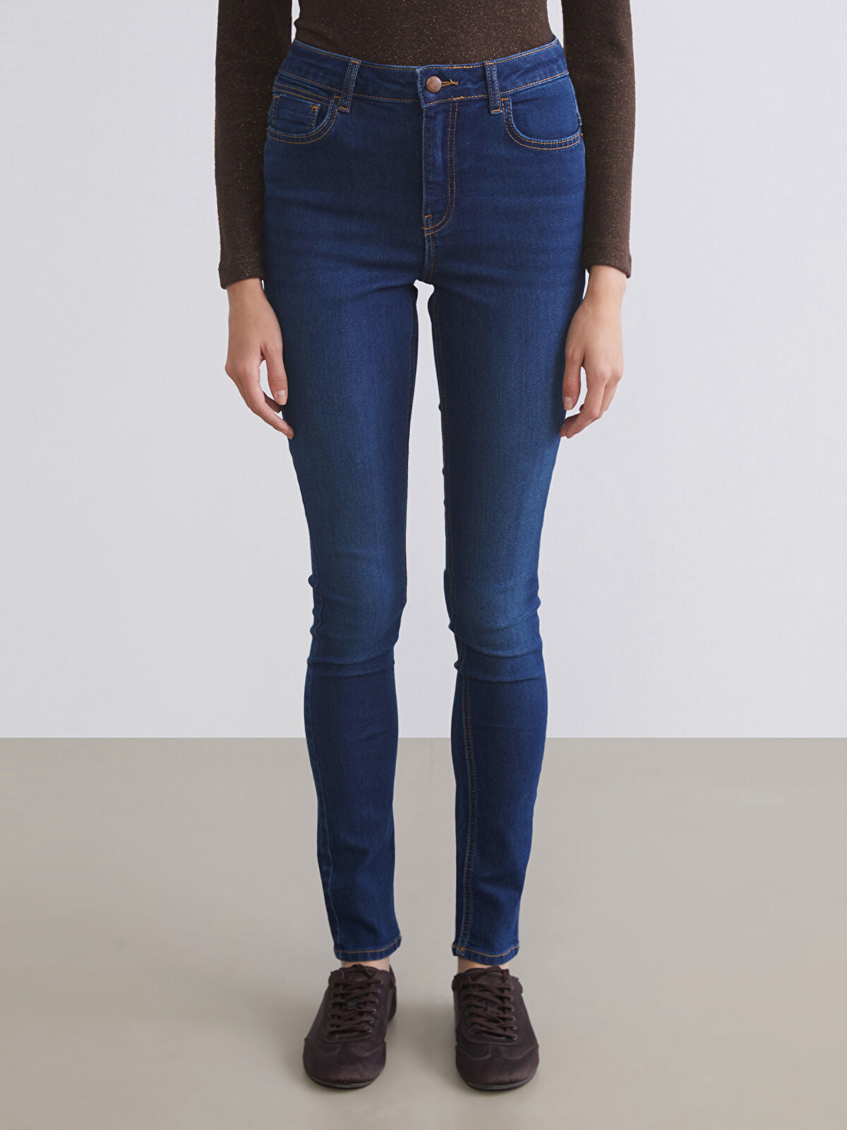 Regular Waist Push Up Women's Jeans Pants