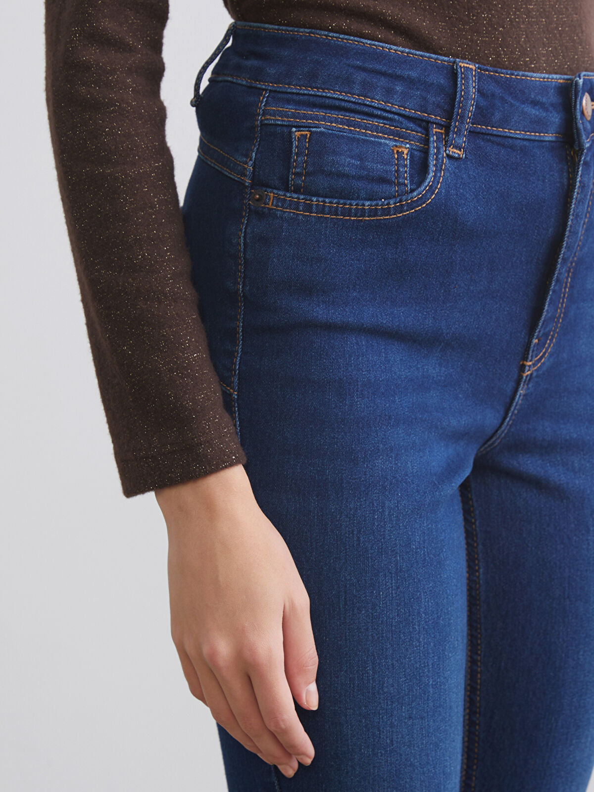 Regular Waist Push Up Women's Jeans Pants