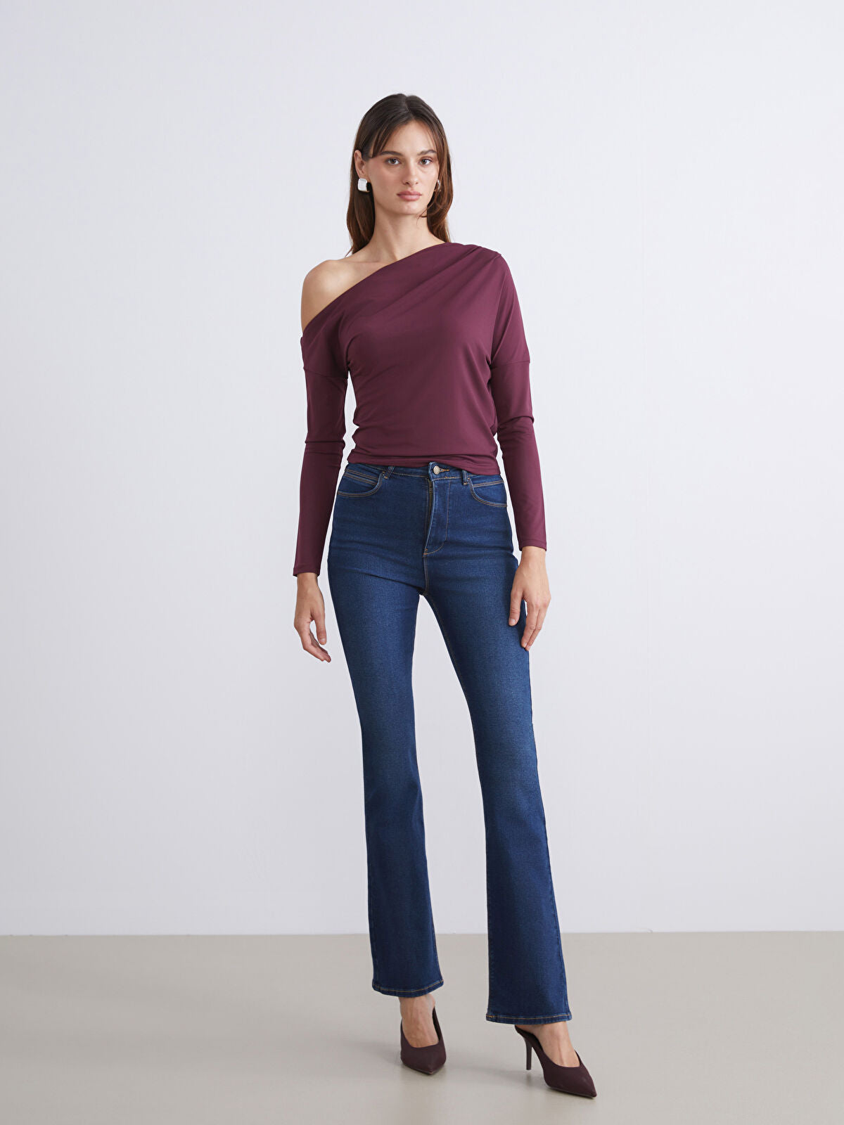 Crop Flare Women's Jeans Pants