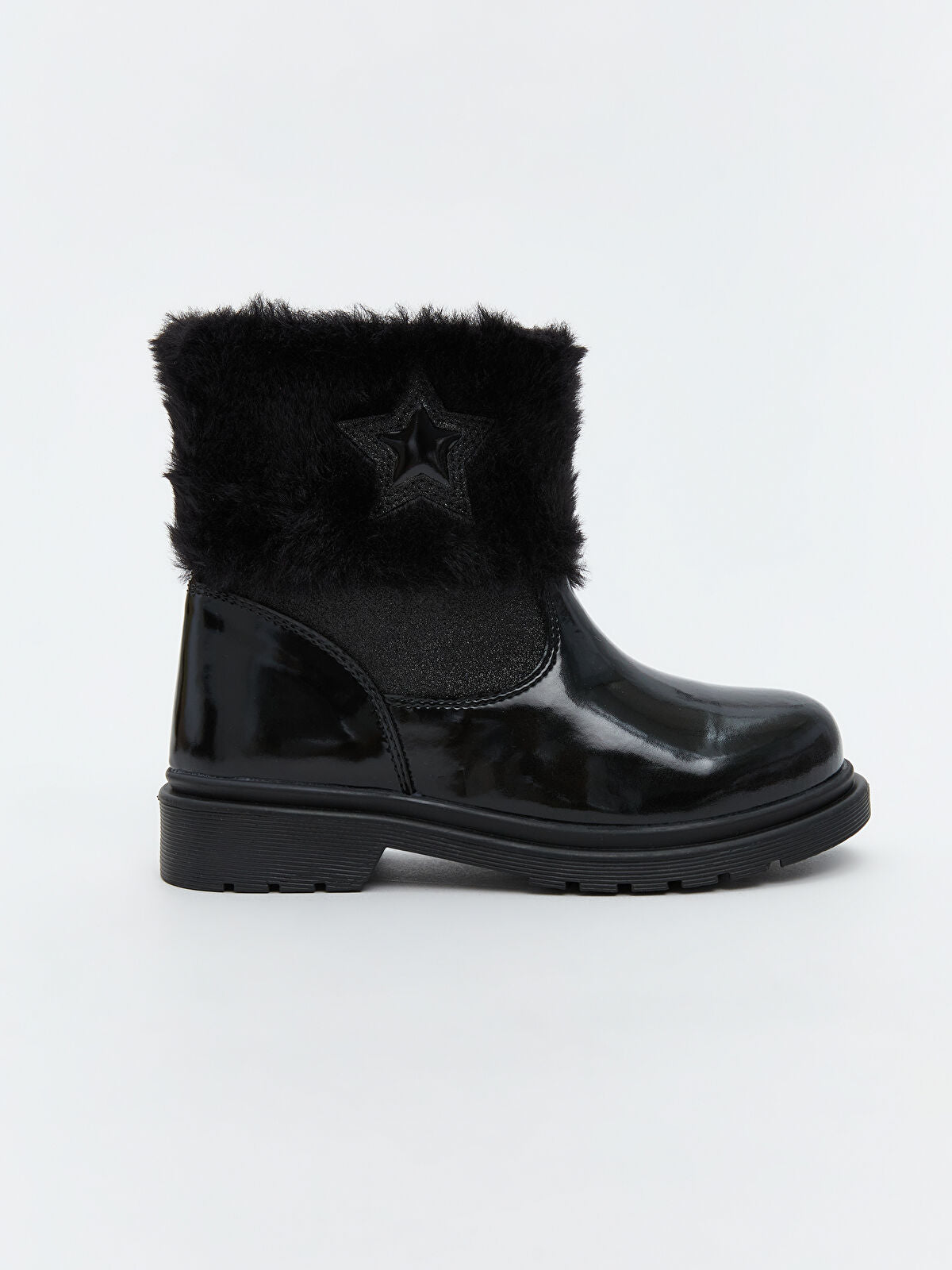 Fur-lined Baby Girl Boot