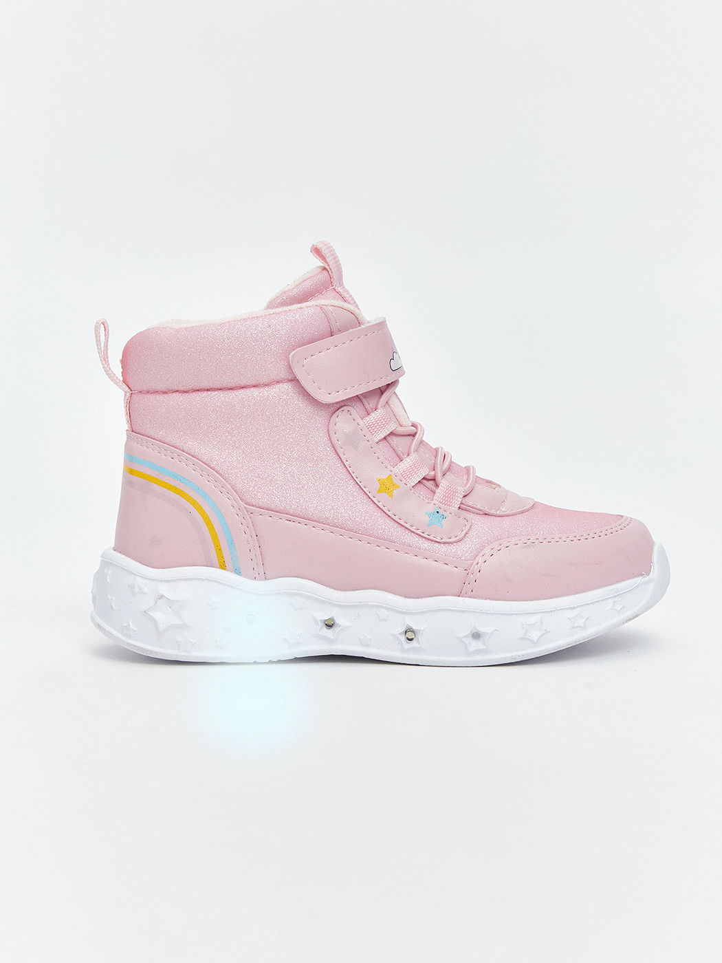 Light-Up Ankle Strap Baby Girl Boot