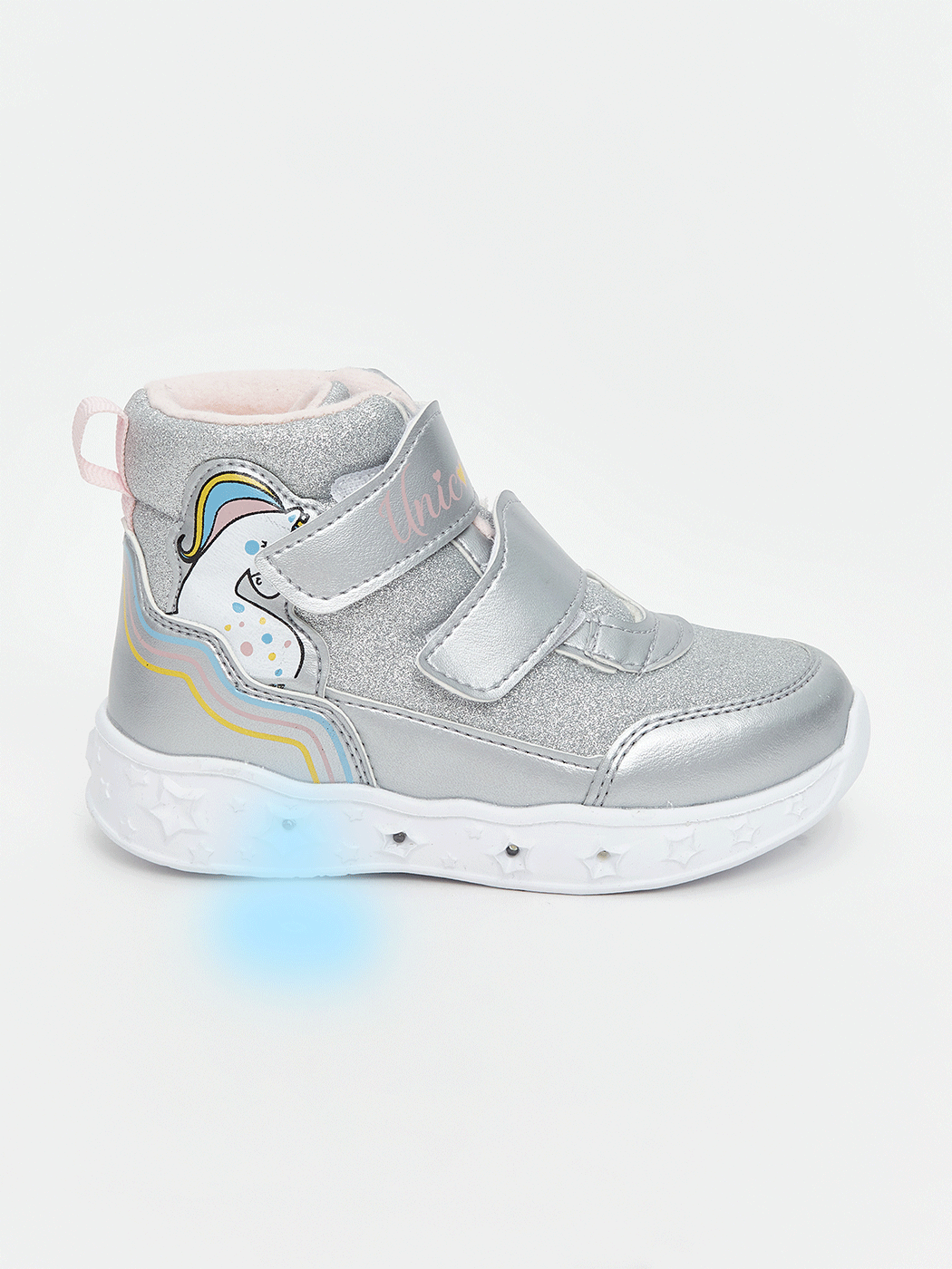 Light-Up Ankle Strap Baby Girl Boot